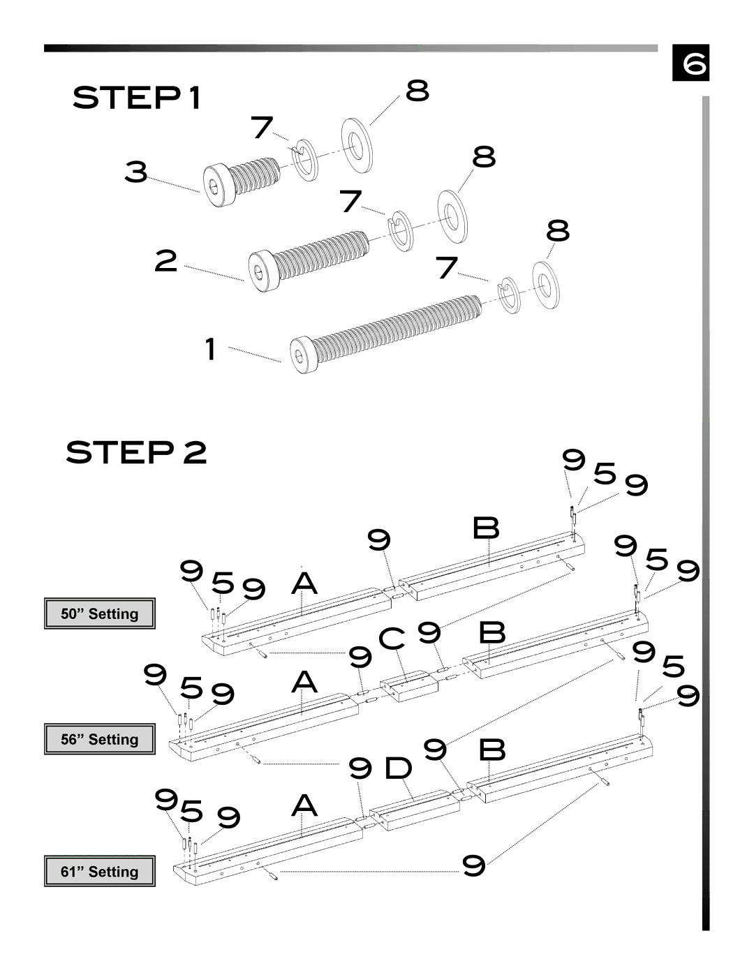 Pinnacle Design TR500X3B manual Step 