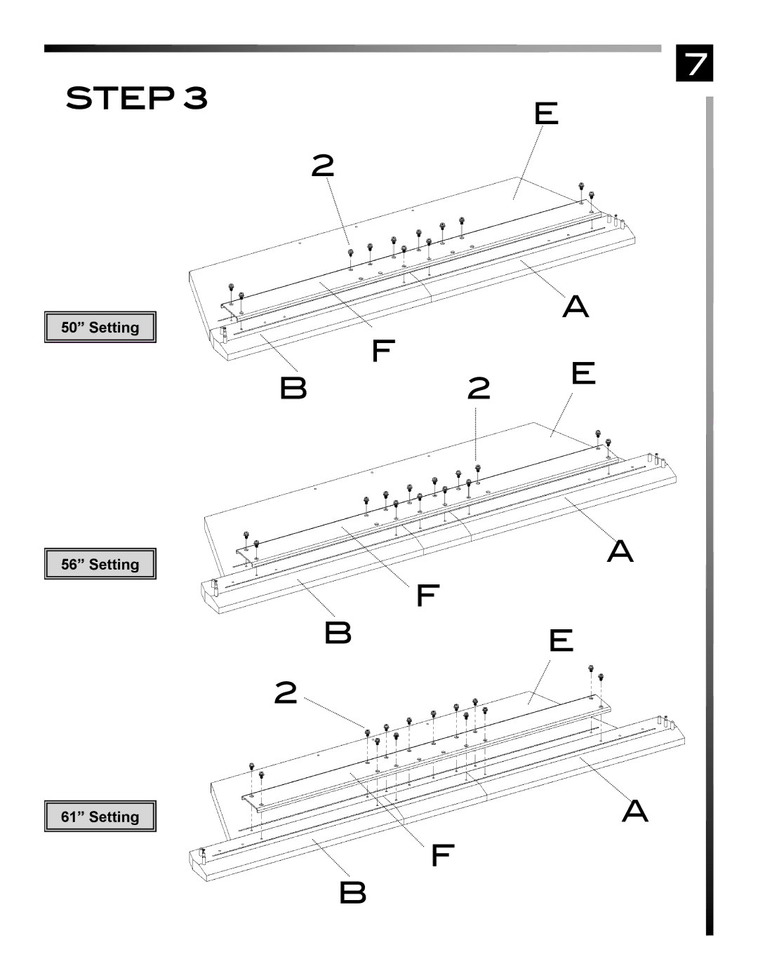 Pinnacle Design TR500X3B manual Step 