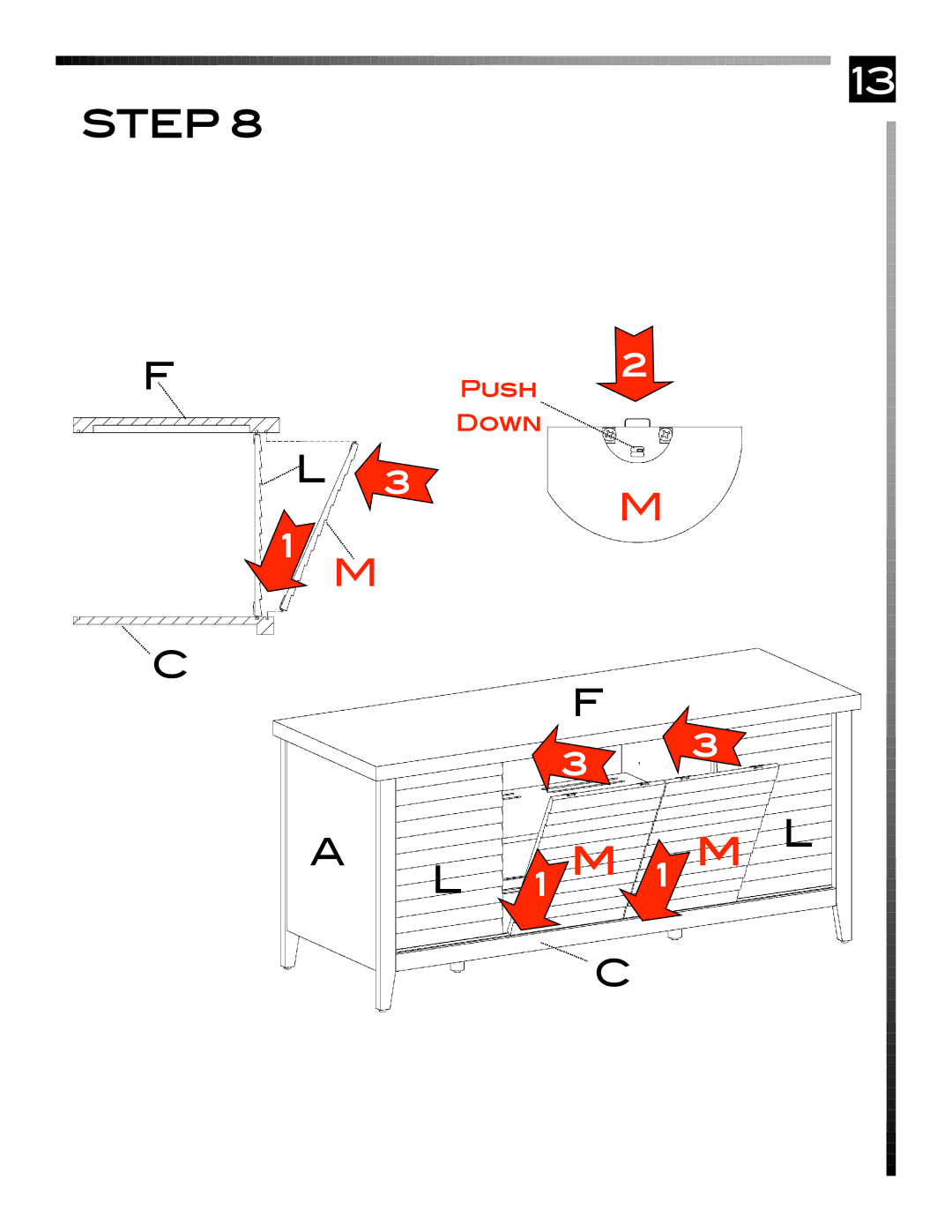 Pinnacle Design TV24203 manual M 1 M L 