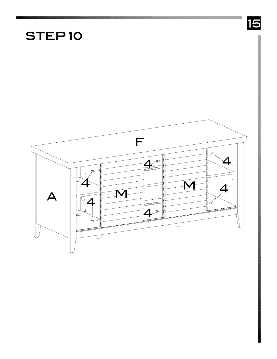 Pinnacle Design TV24203 manual Step 