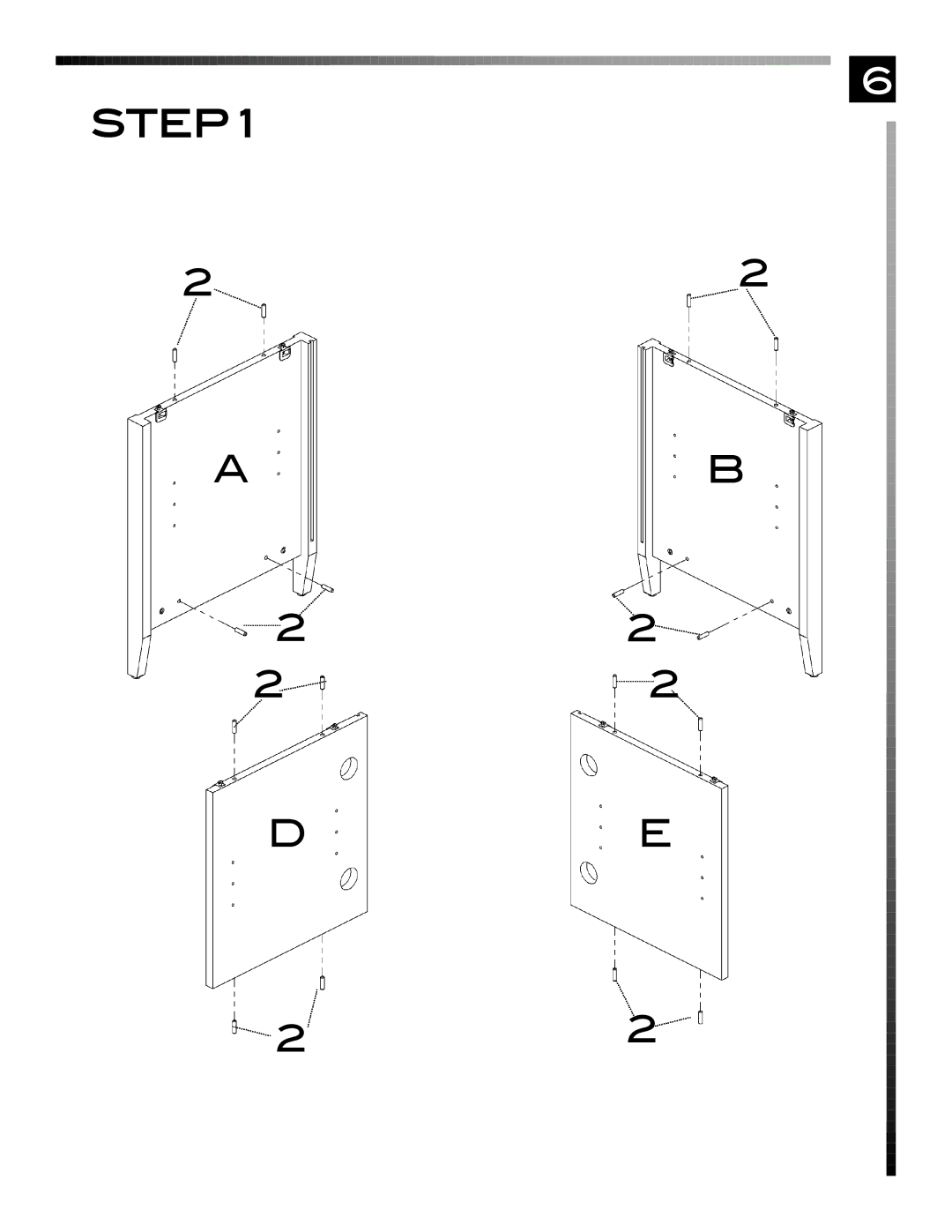 Pinnacle Design TV24203 manual Step 