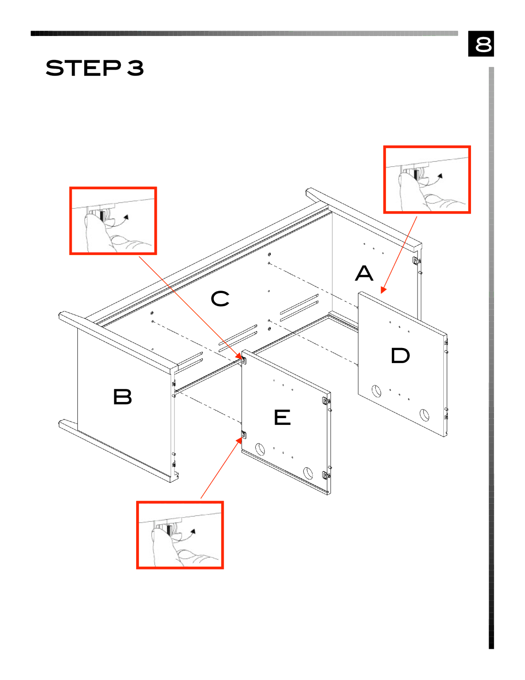 Pinnacle Design TV24203 manual Step 