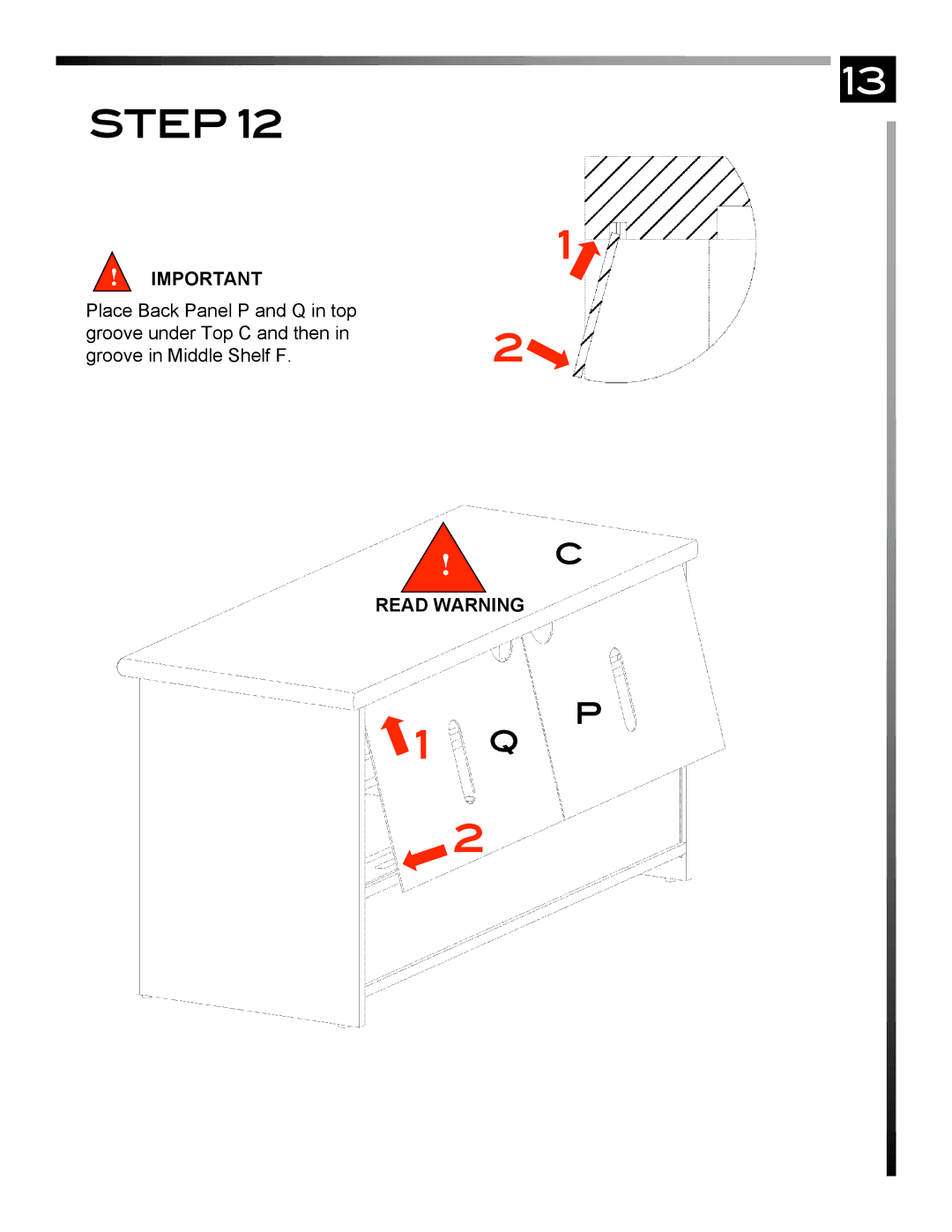 Pinnacle Design TV28603 manual Step 