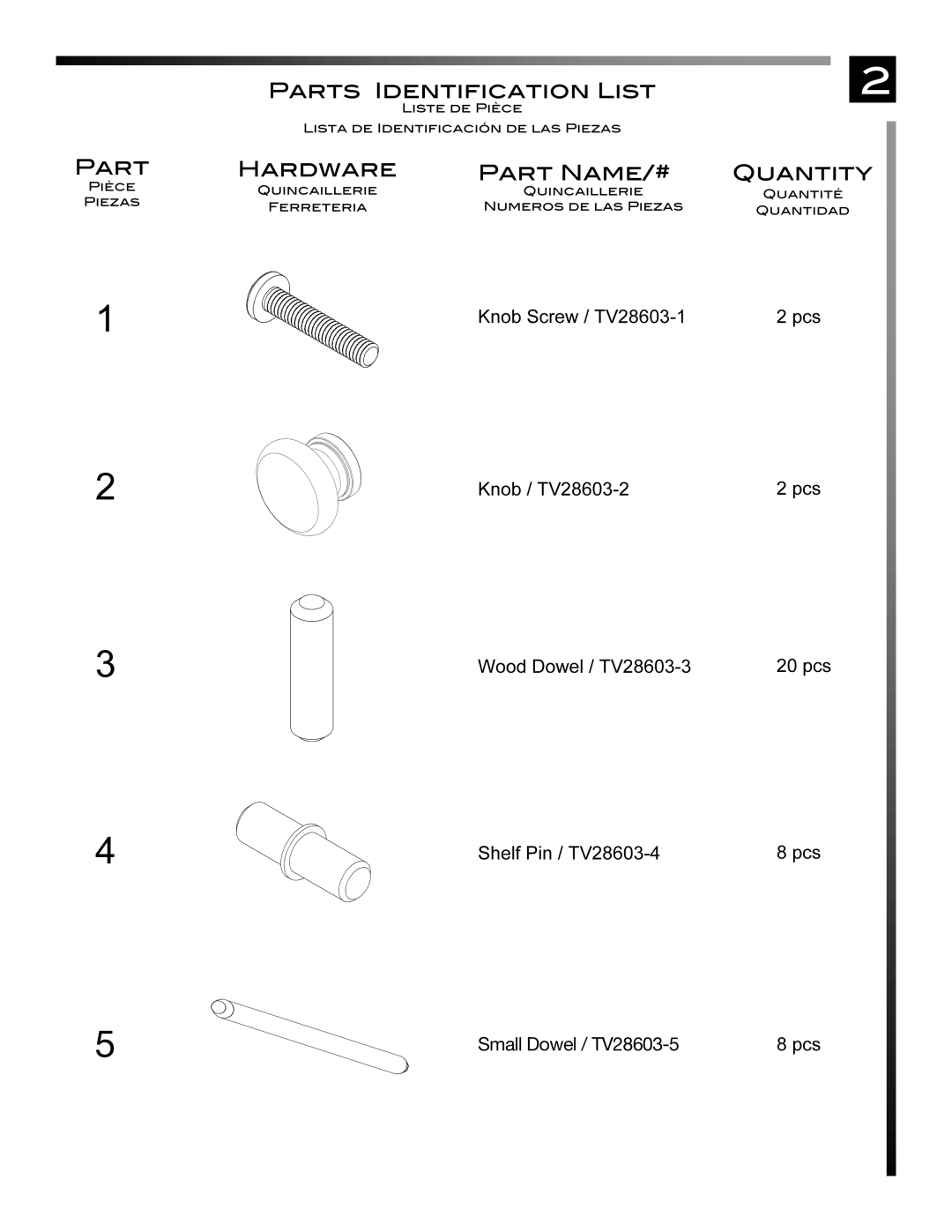 Pinnacle Design TV28603 manual 