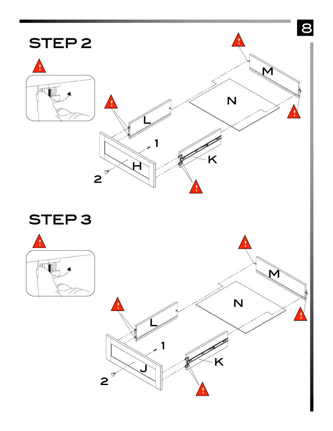 Pinnacle Design TV28603 manual Step 