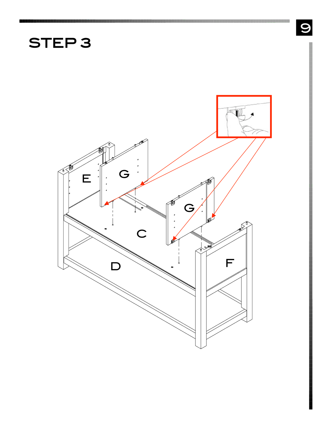 Pinnacle Design TV33003 manual Step 