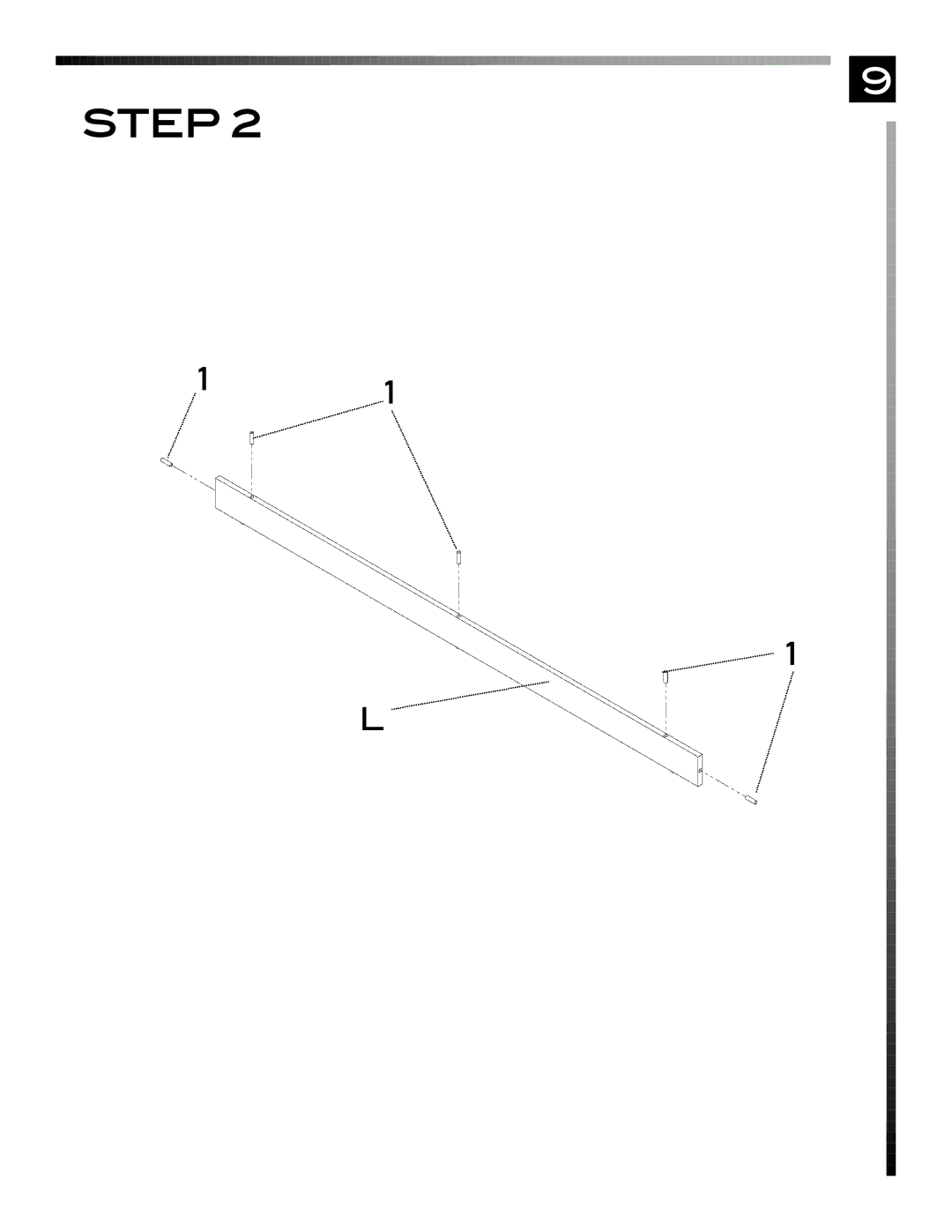 Pinnacle Design TV36607 manual Step 