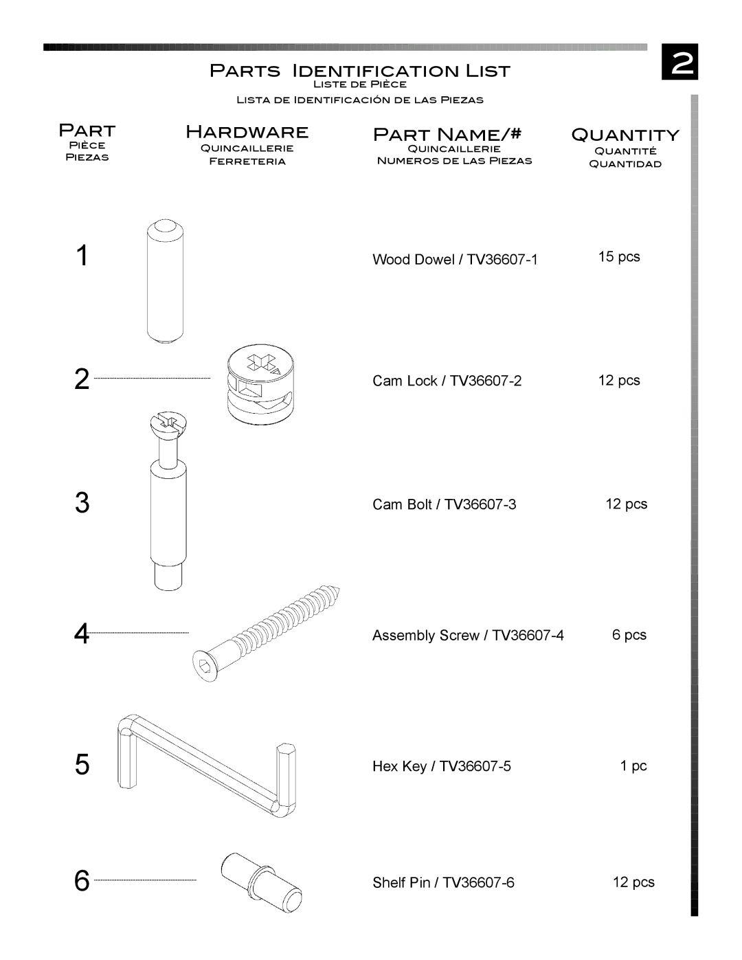 Pinnacle Design TV36607 manual Part 