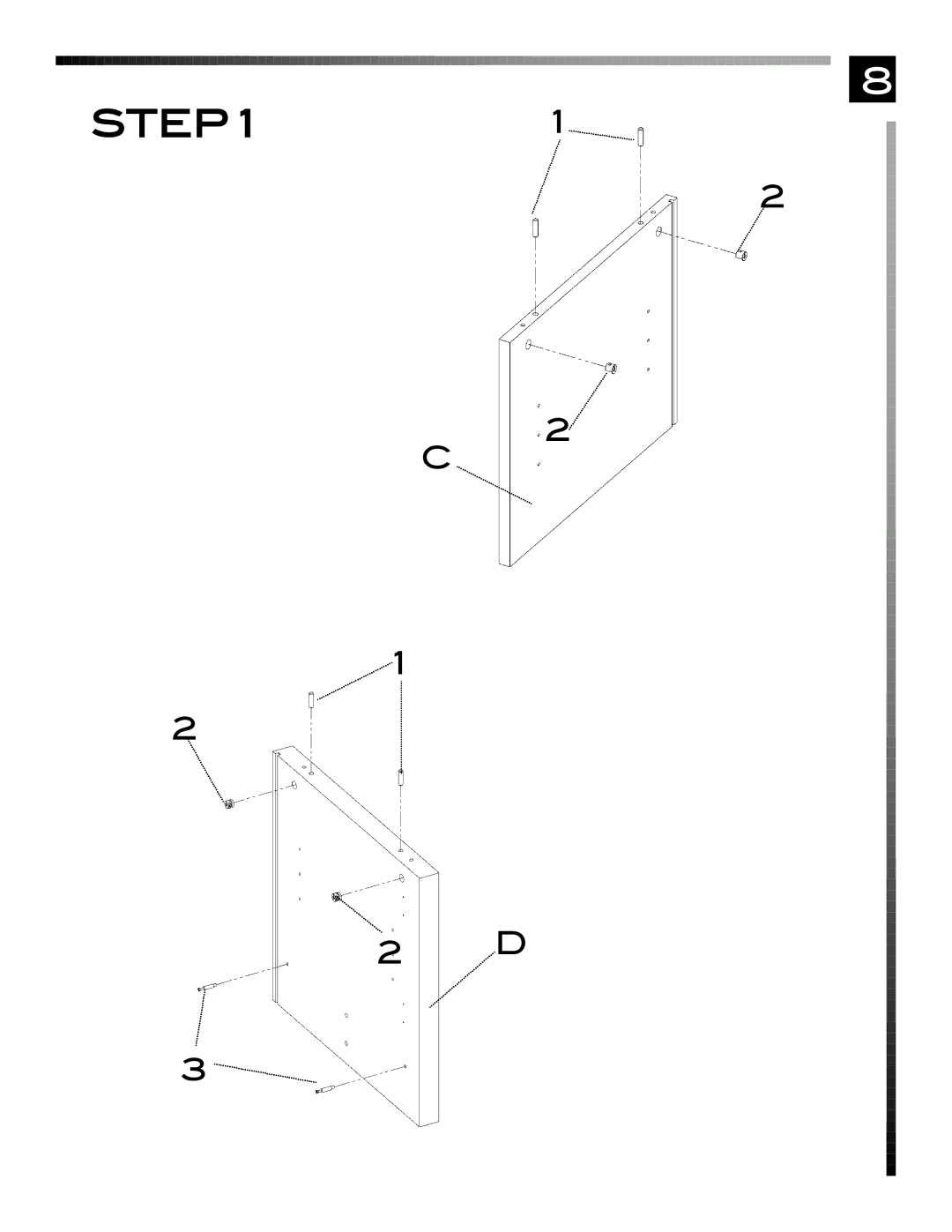 Pinnacle Design TV36607 manual Step 