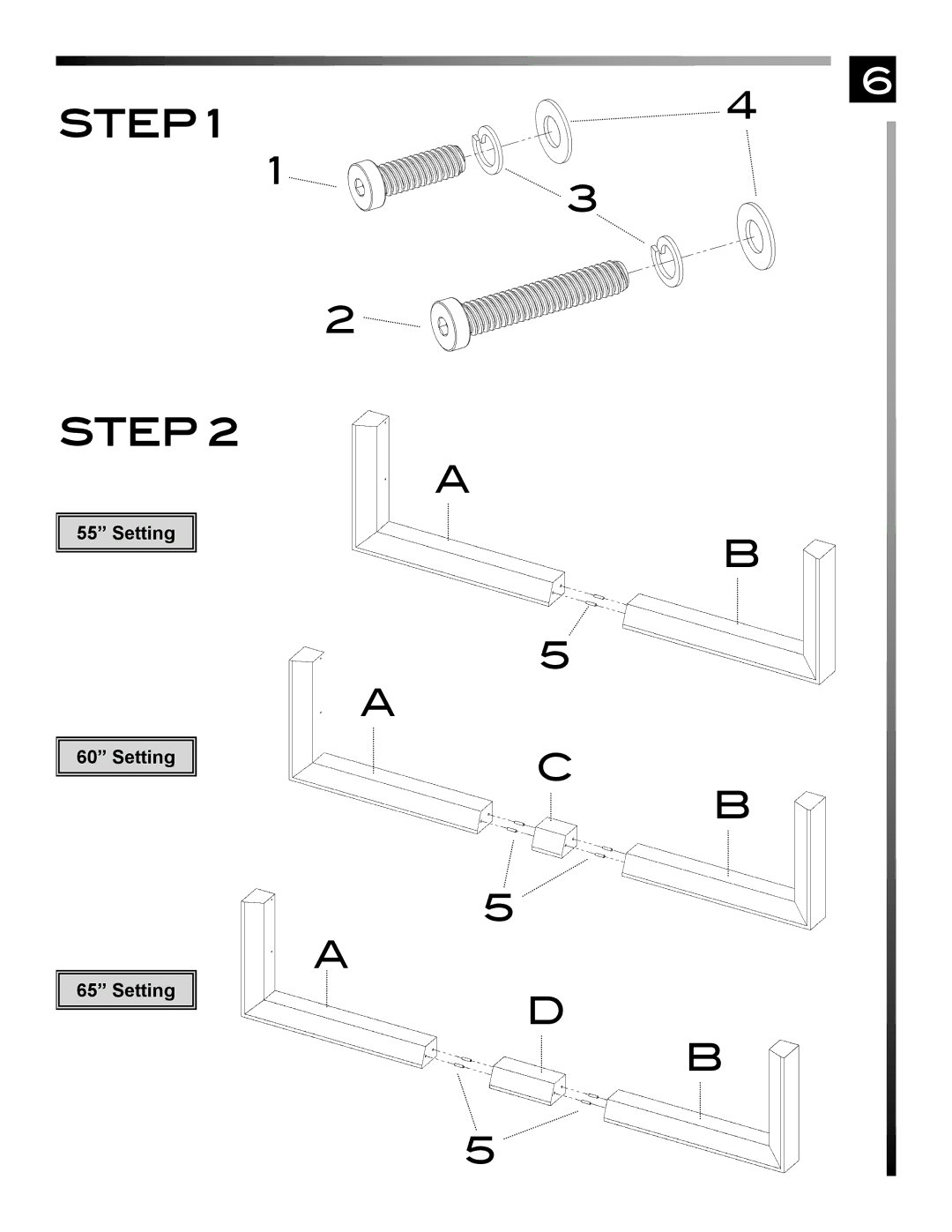 Pinnacle Design TV51102 manual Step 