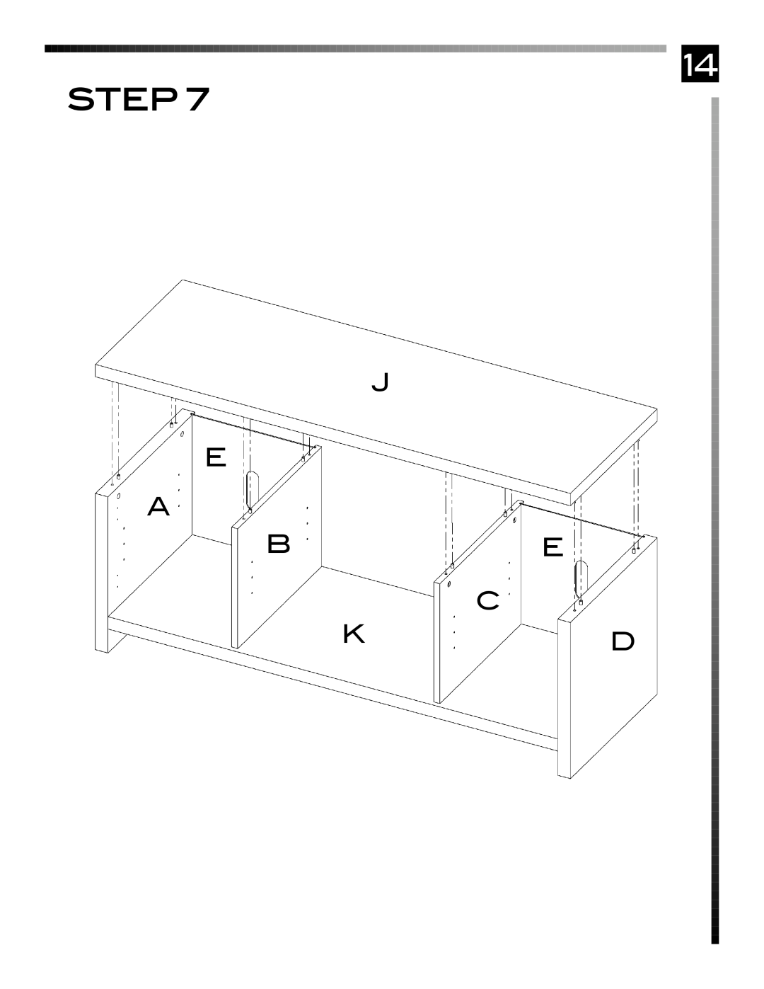 Pinnacle Design TV66607 manual J E A Be C Kd, Step 
