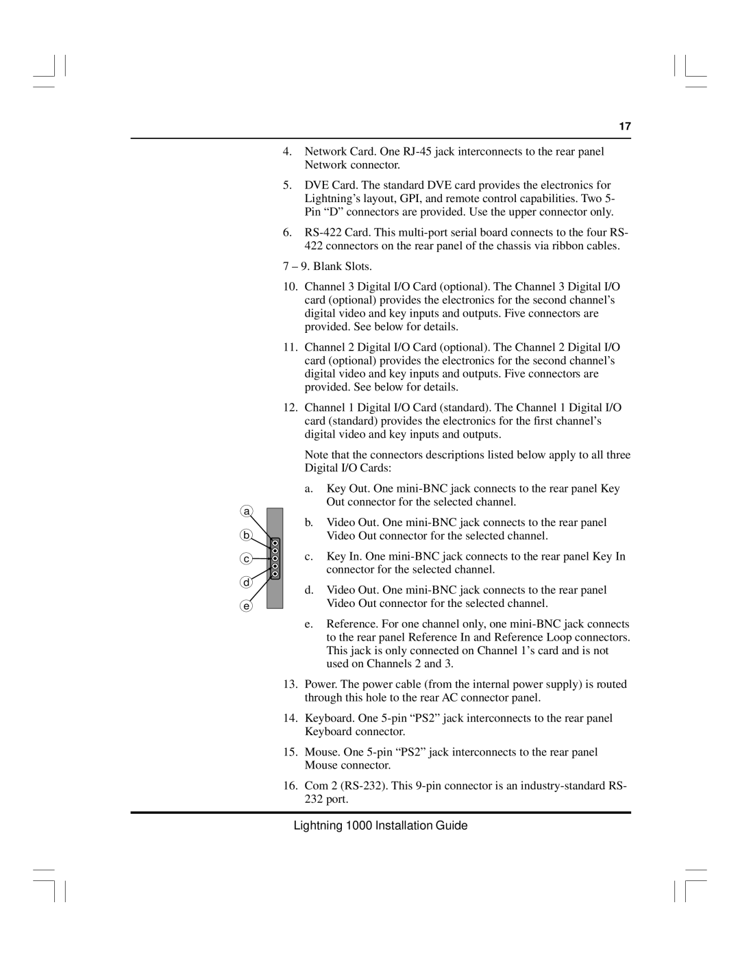 Pinnacle Speakers manual Lightning 1000 Installation Guide 