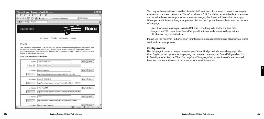 Pinnacle Speakers Wireless Network Music Player manual Conﬁguration 