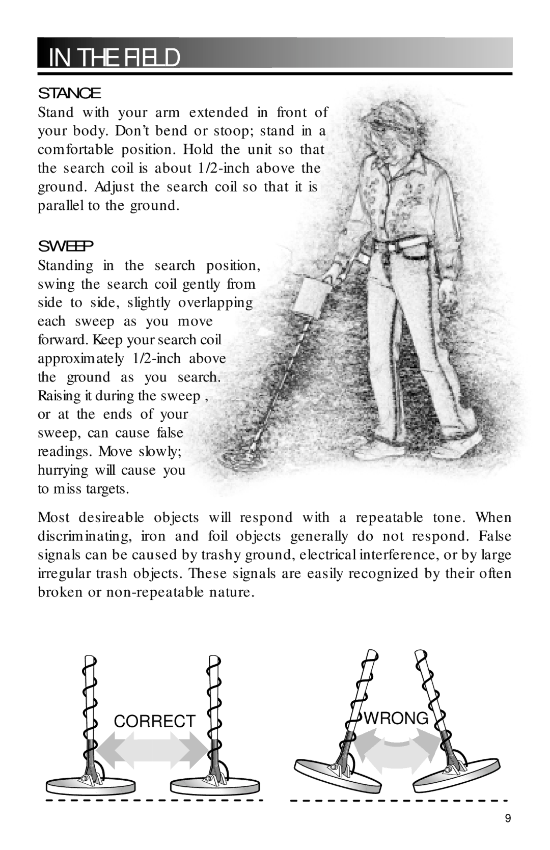 Pioneer 101 owner manual Field 