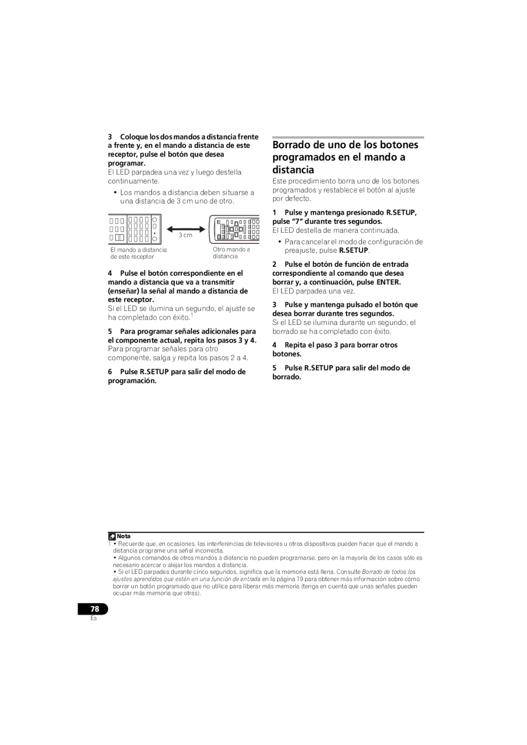 Pioneer 1020 manual El mando a distancia 