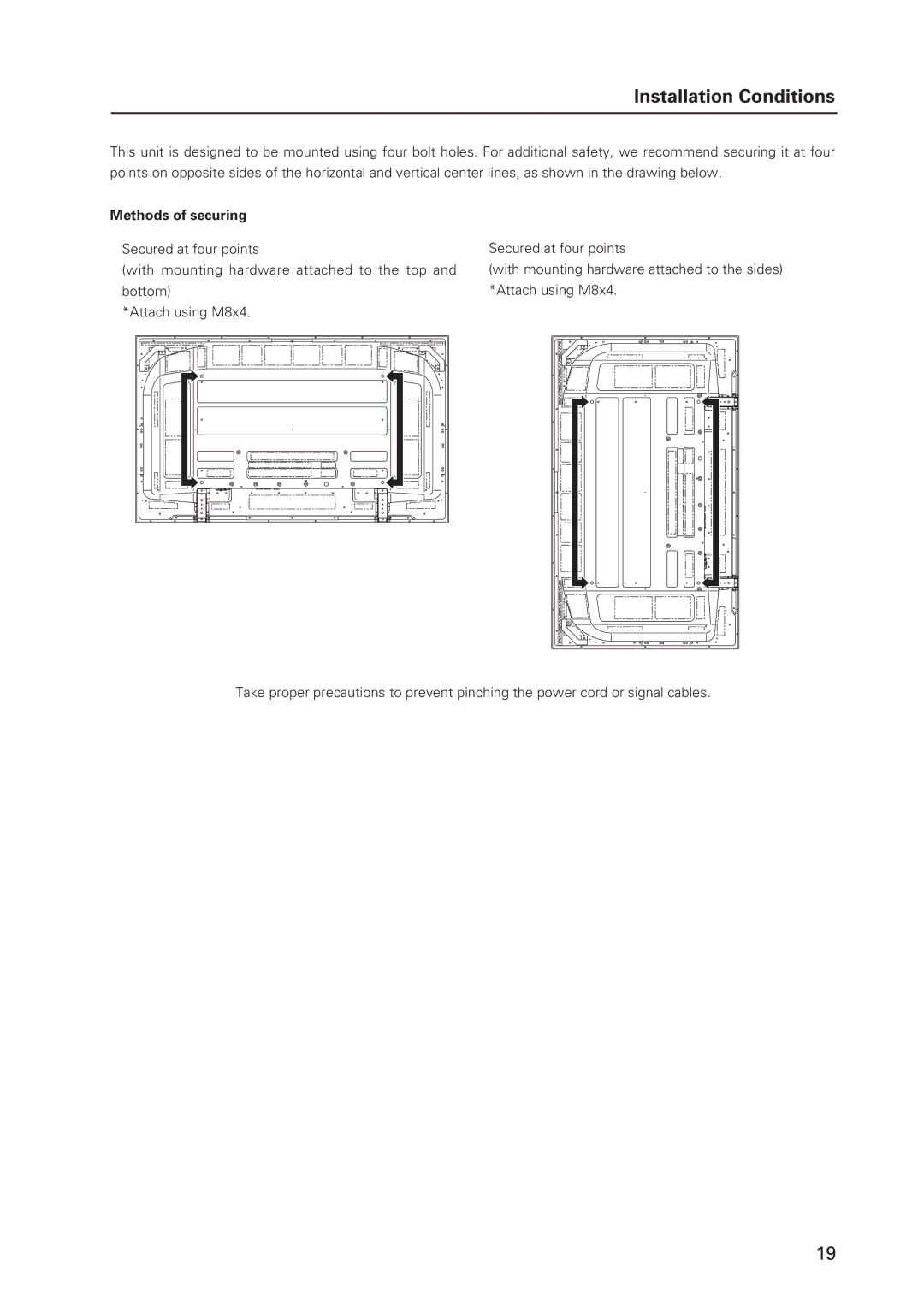 Pioneer 12 technical manual Methods of securing 