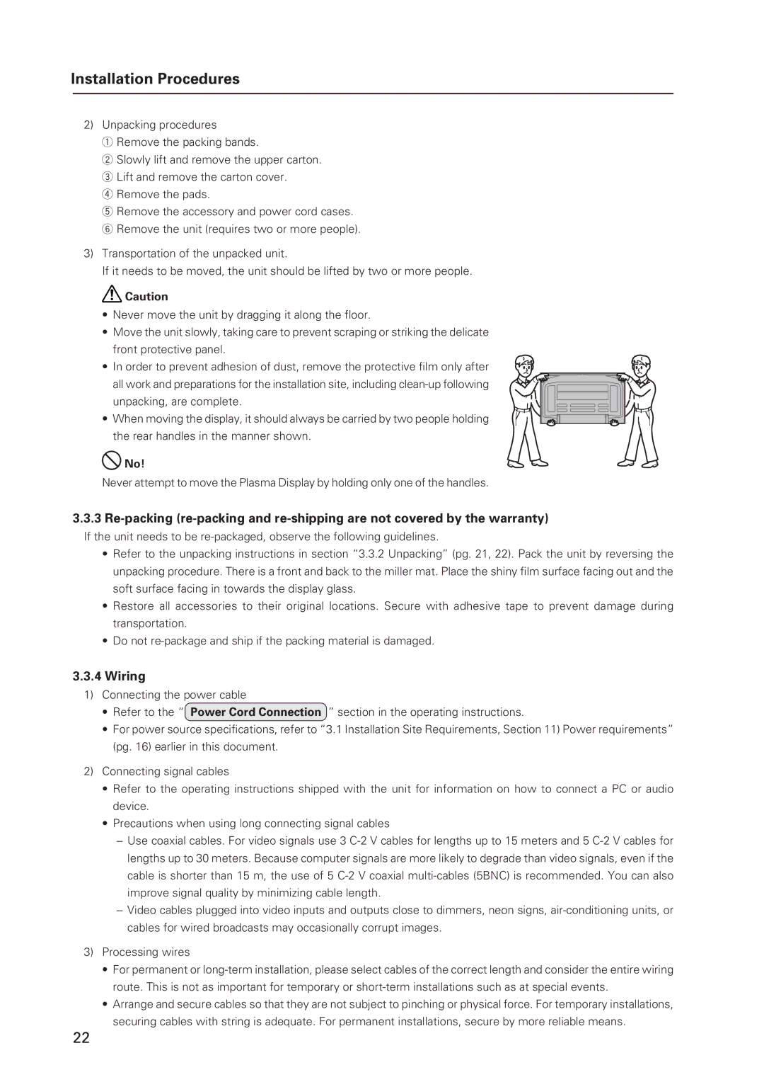 Pioneer 12 technical manual Wiring 