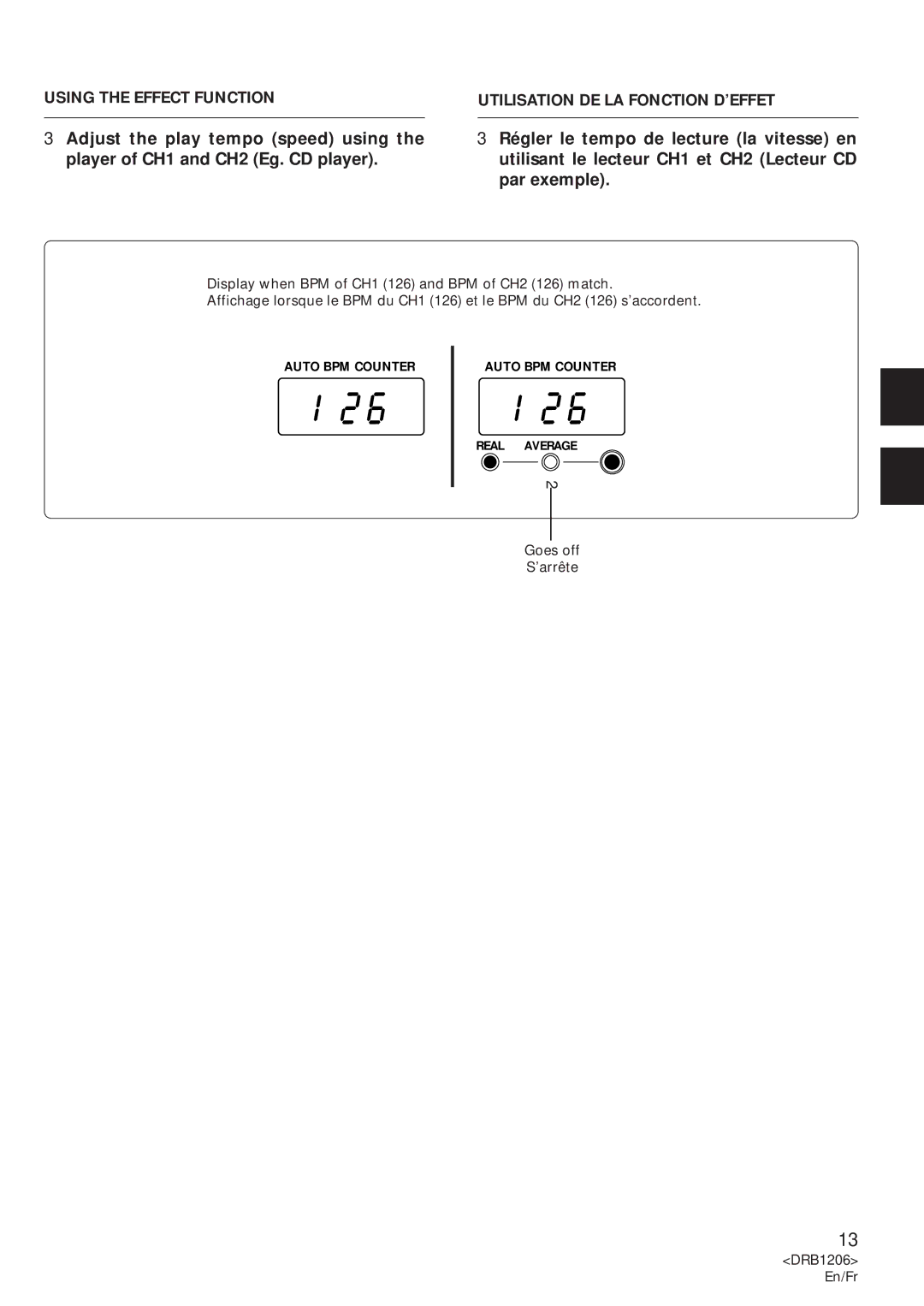 Pioneer 300-S operating instructions Using the Effect Function 