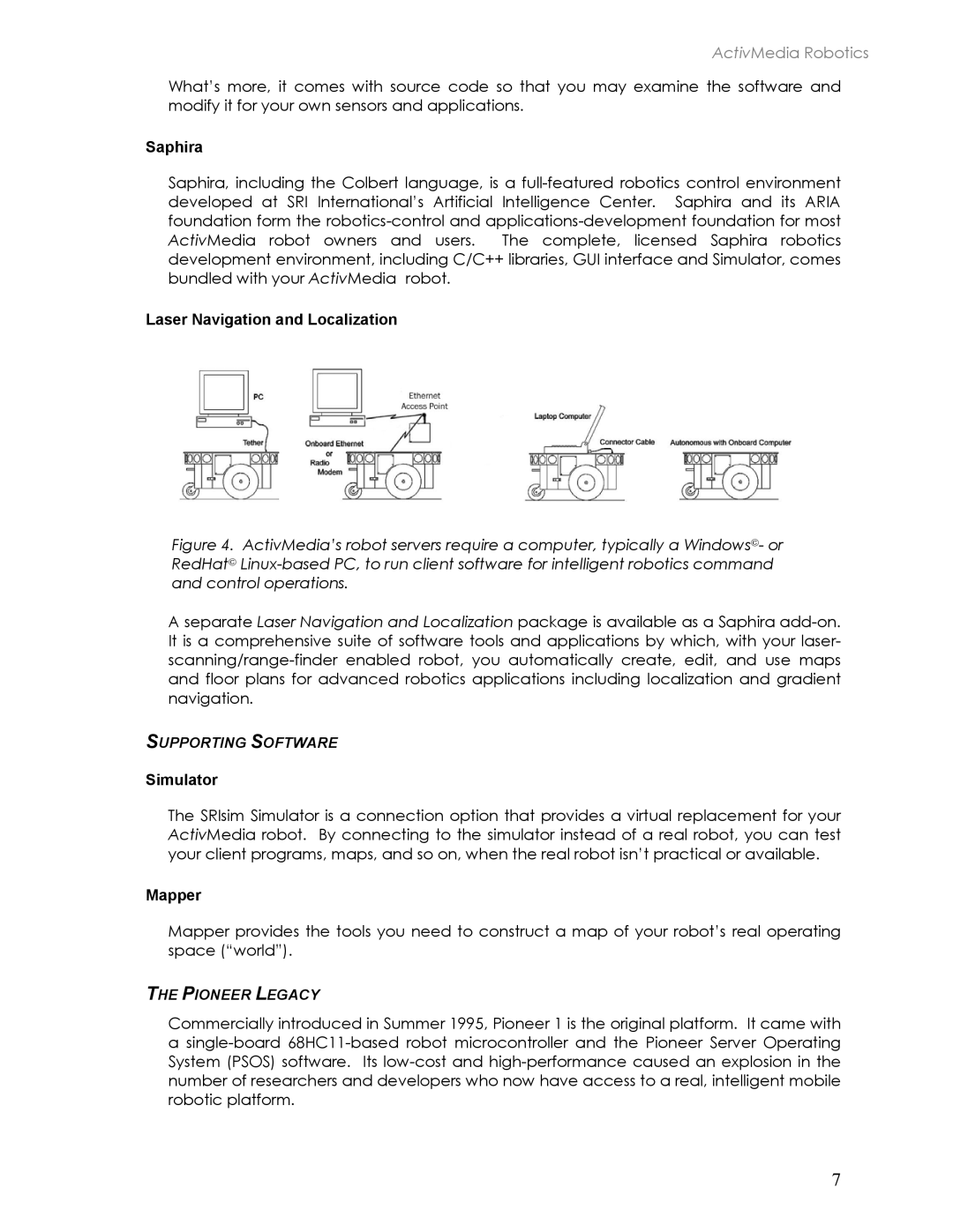 Pioneer 2TM, 3TM manual Supporting Software, Pioneer Legacy 