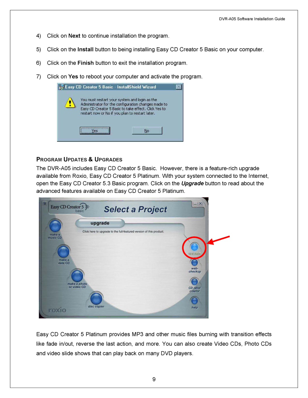 Pioneer A05 manual Program Updates & Upgrades 