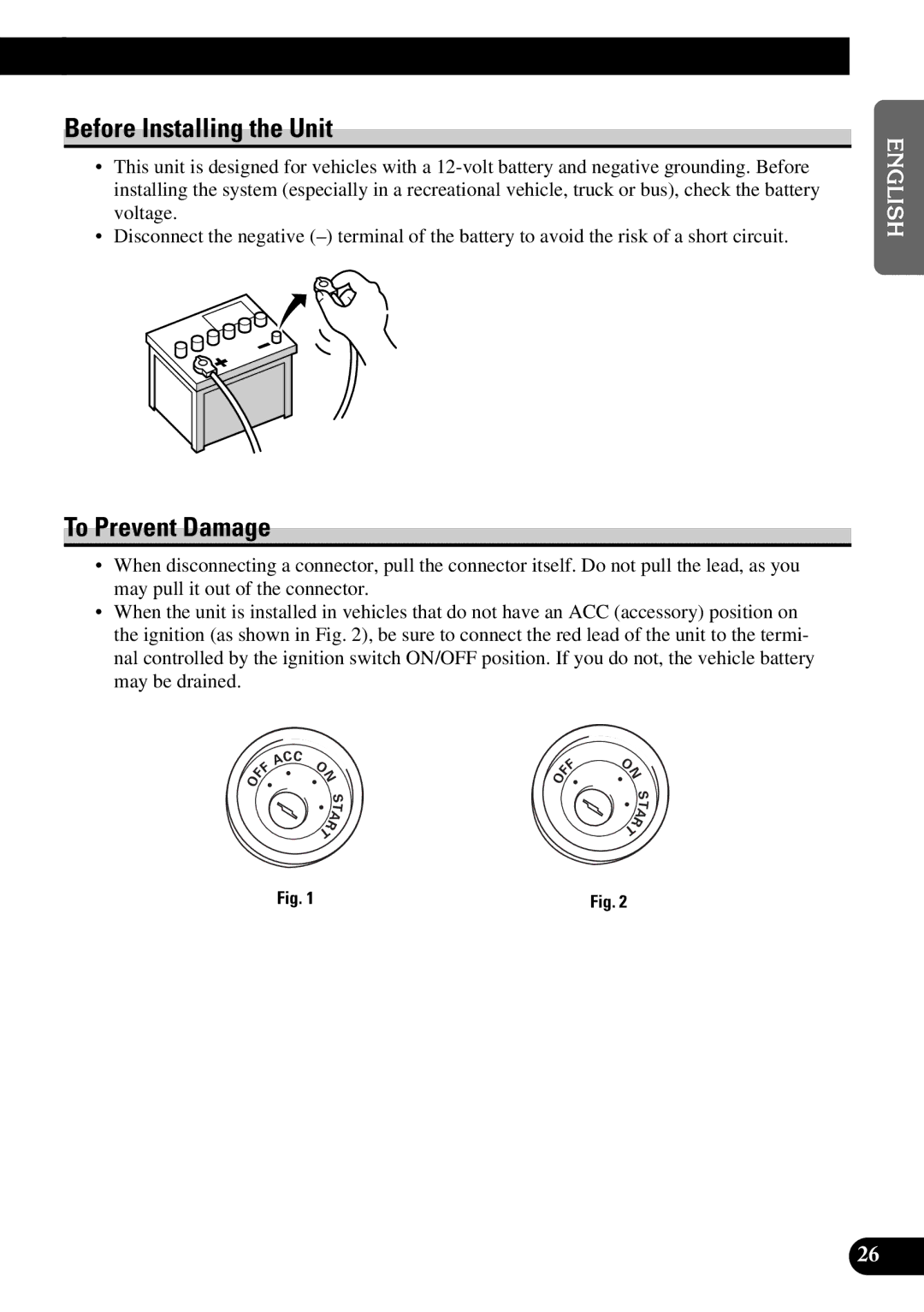 Pioneer AVD-W8000 owner manual Before Installing the Unit, To Prevent Damage 