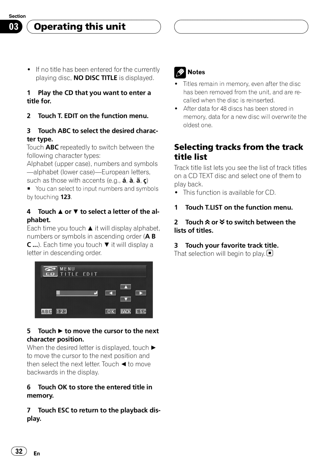 Pioneer AVH-P4950DVD operation manual Selecting tracks from the track title list 