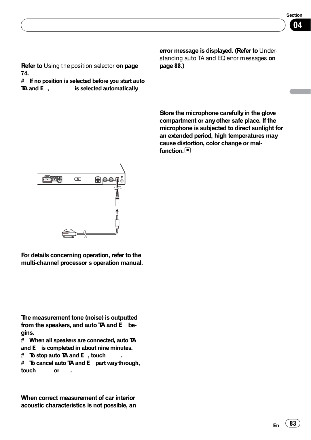 Pioneer AVH-P5000DVD operation manual Available accessories 