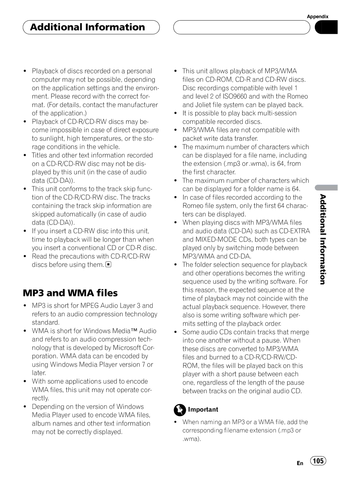 Pioneer AVH-P5700DVD operation manual 