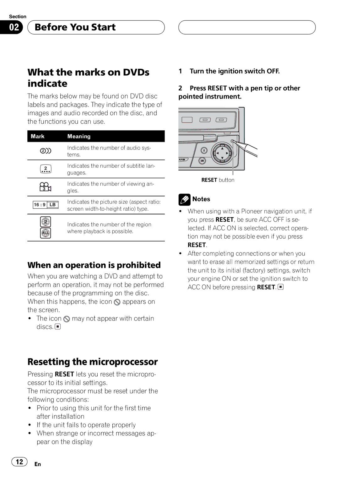 Pioneer AVH-P5700DVD operation manual All 