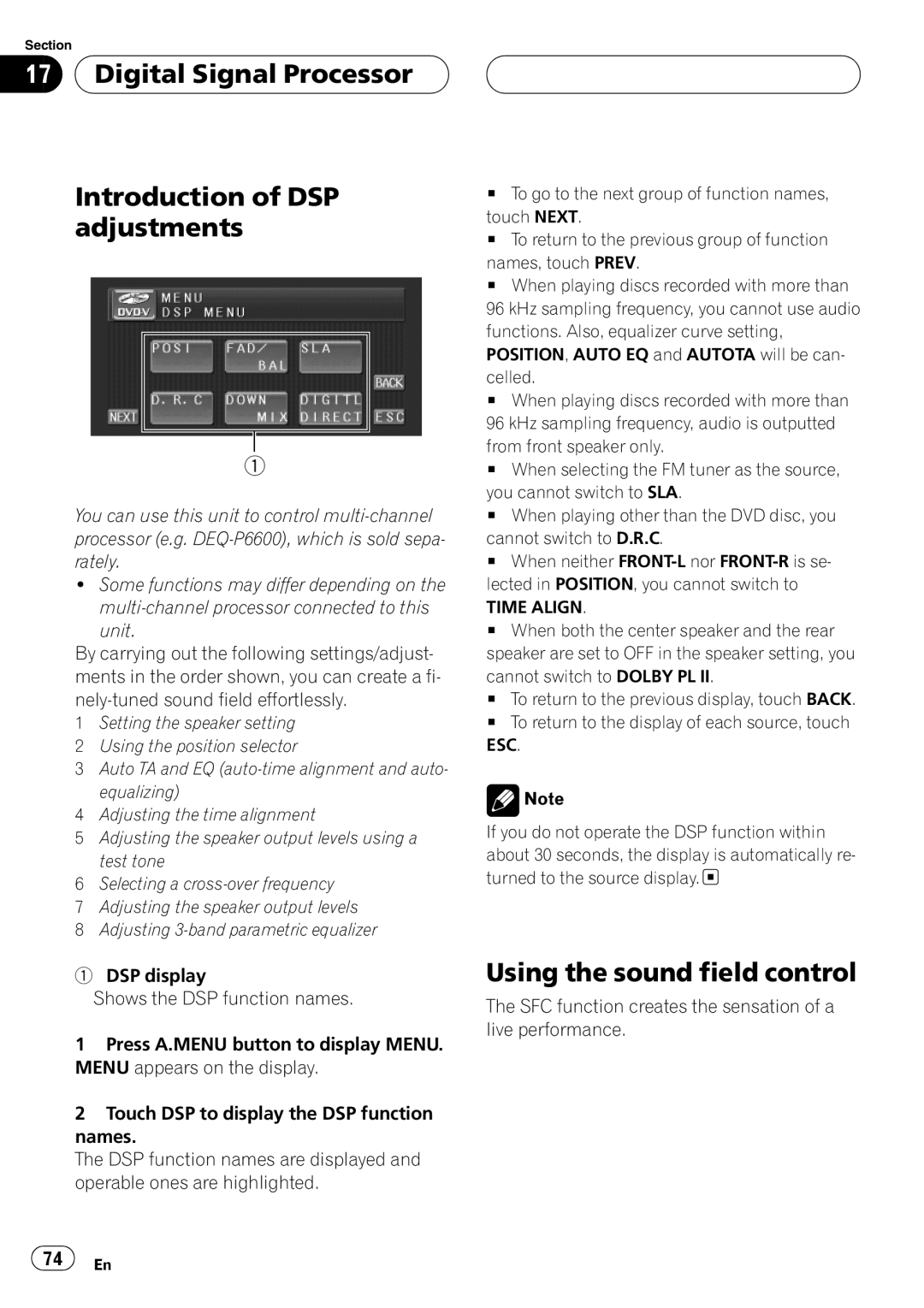 Pioneer AVH-P5700DVD operation manual 