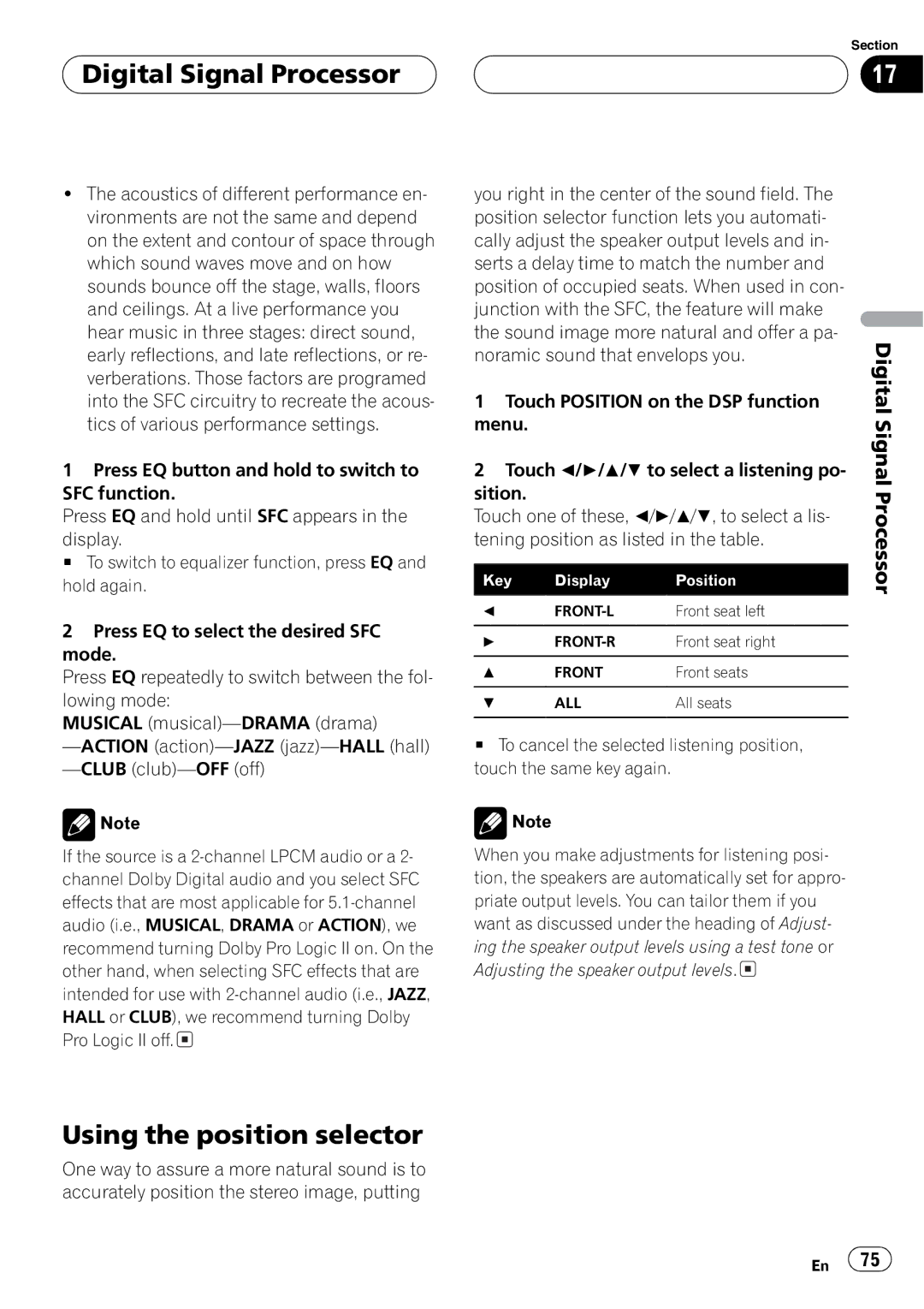 Pioneer AVH-P5700DVD operation manual 