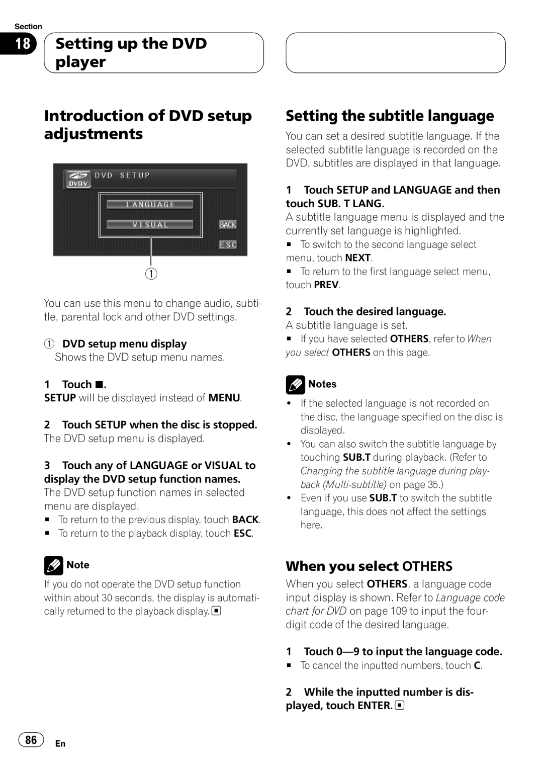 Pioneer AVH-P5700DVD operation manual 