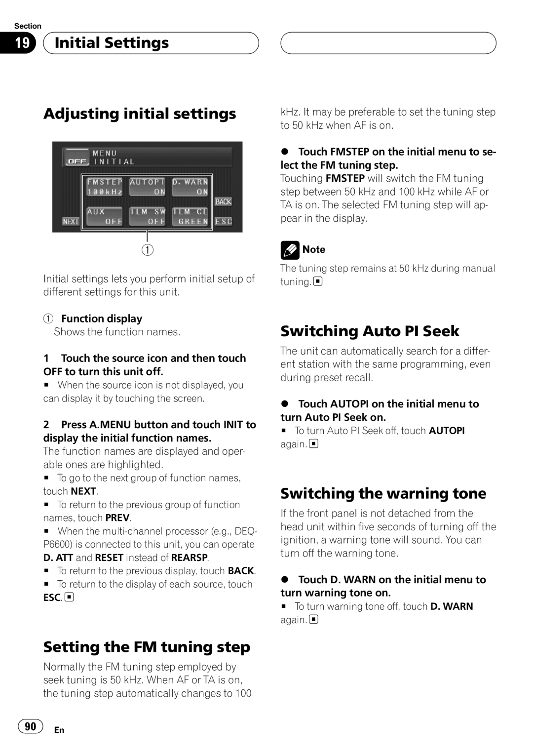 Pioneer AVH-P5700DVD operation manual 