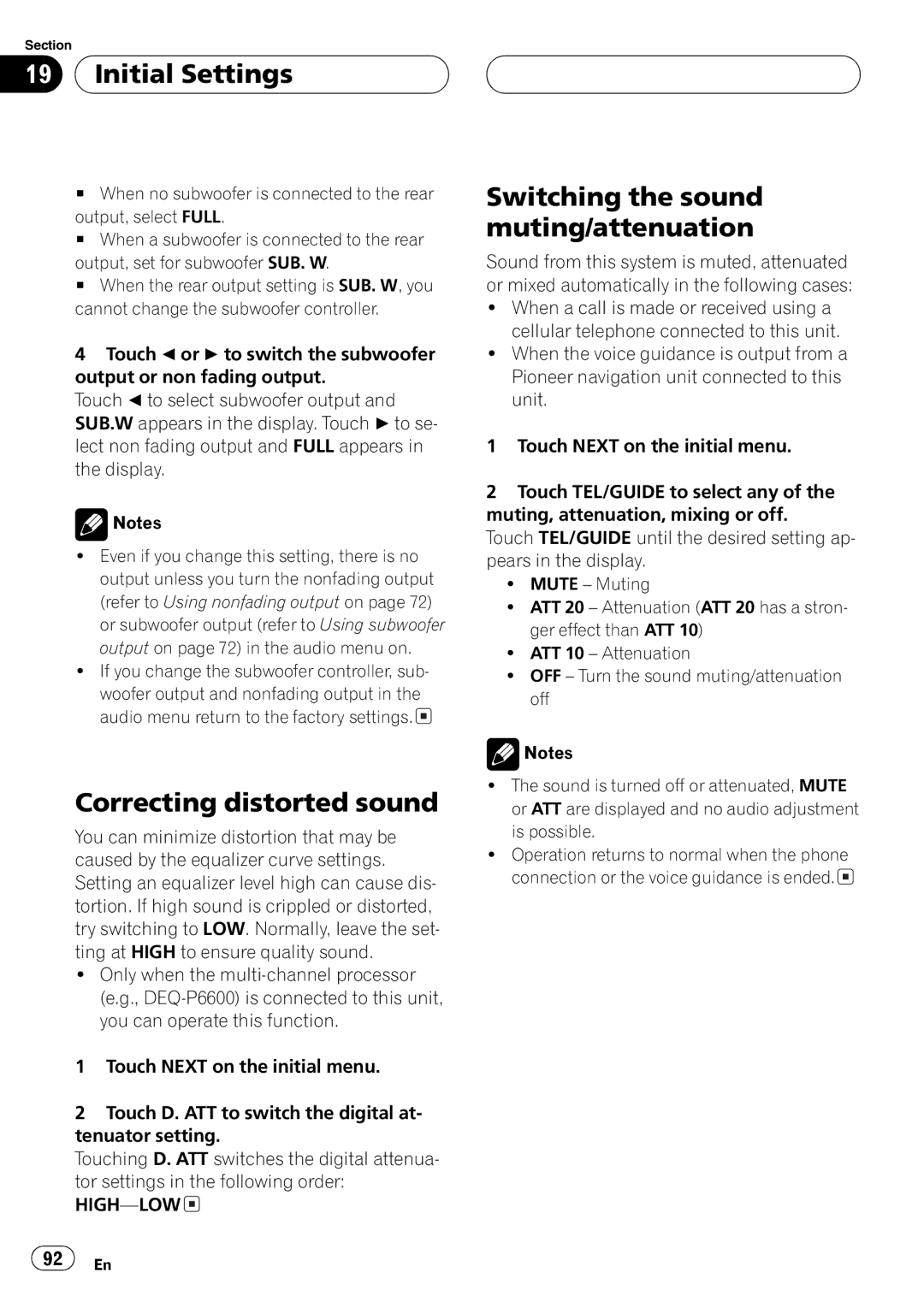 Pioneer AVH-P5700DVD operation manual 