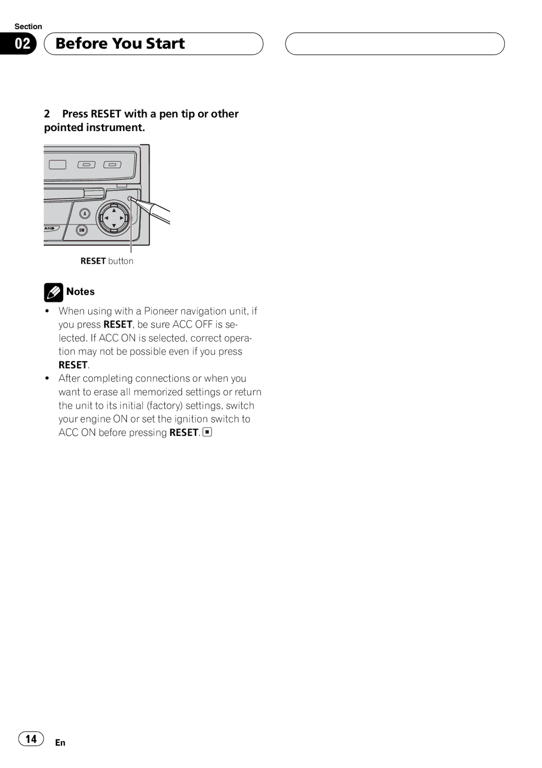 Pioneer AVH-P5700DVD operation manual 