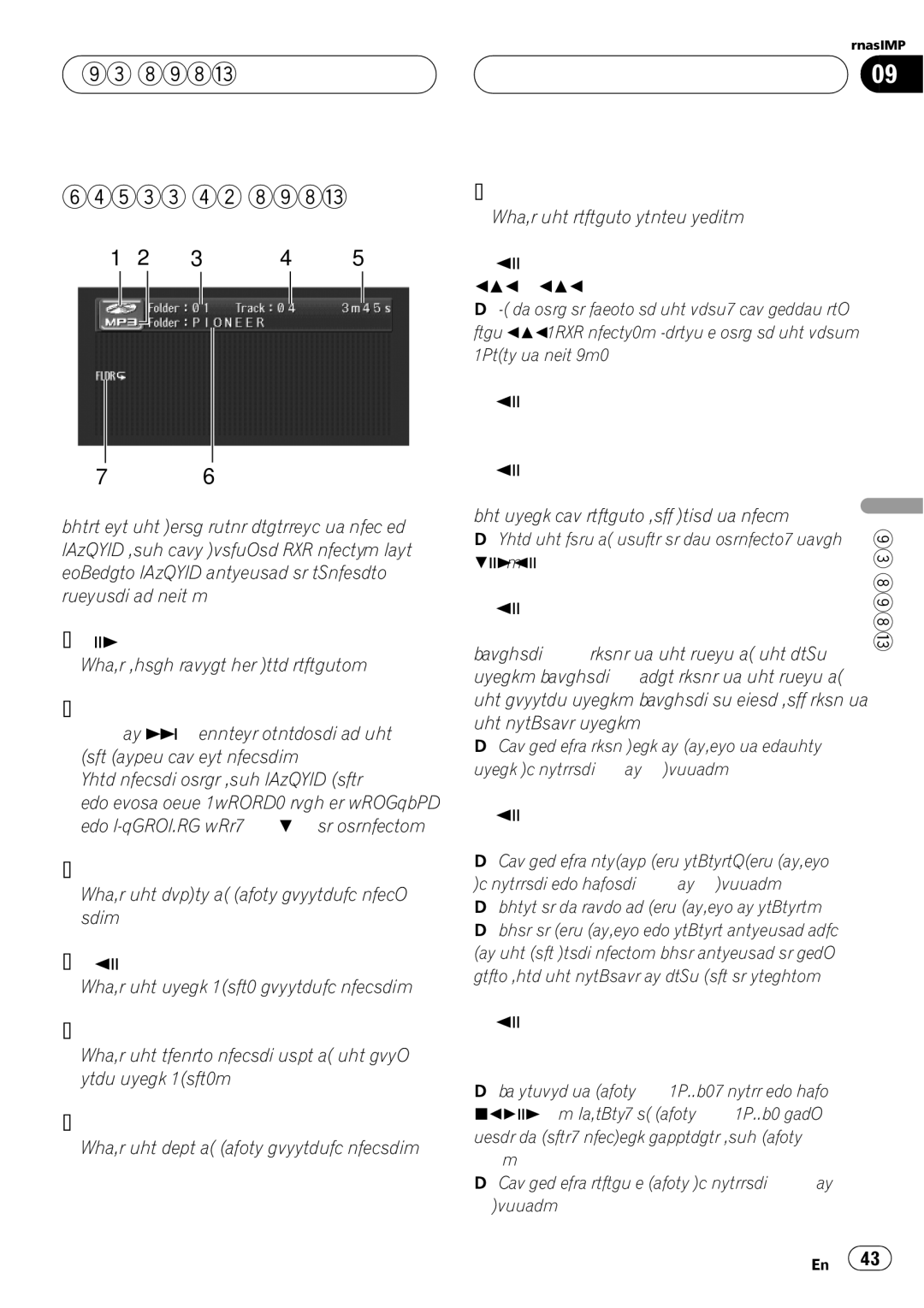 Pioneer AVH-P5700DVD operation manual 