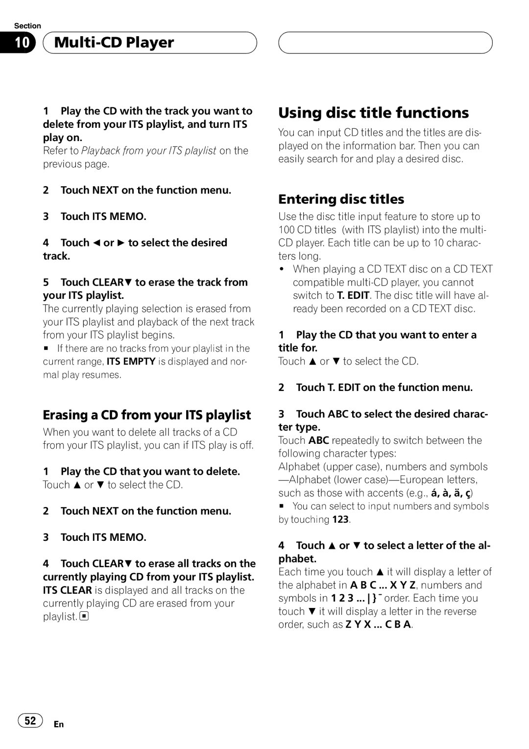 Pioneer AVH-P5700DVD operation manual 