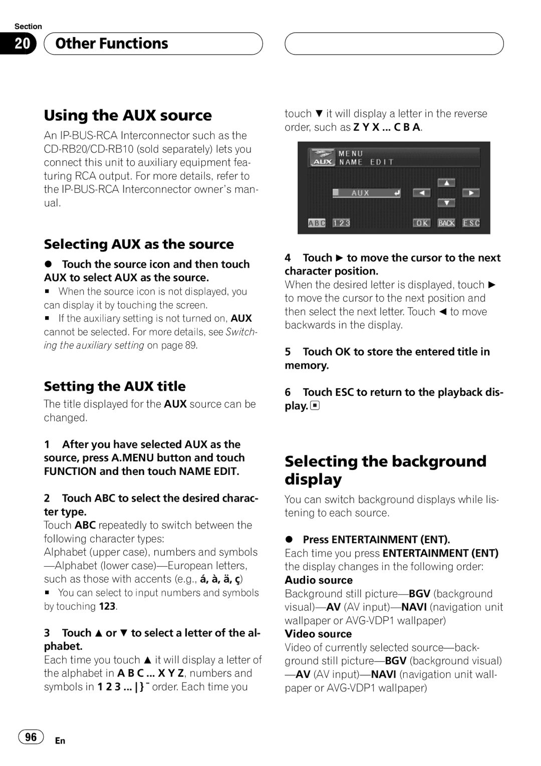 Pioneer AVH-P5700DVD operation manual 