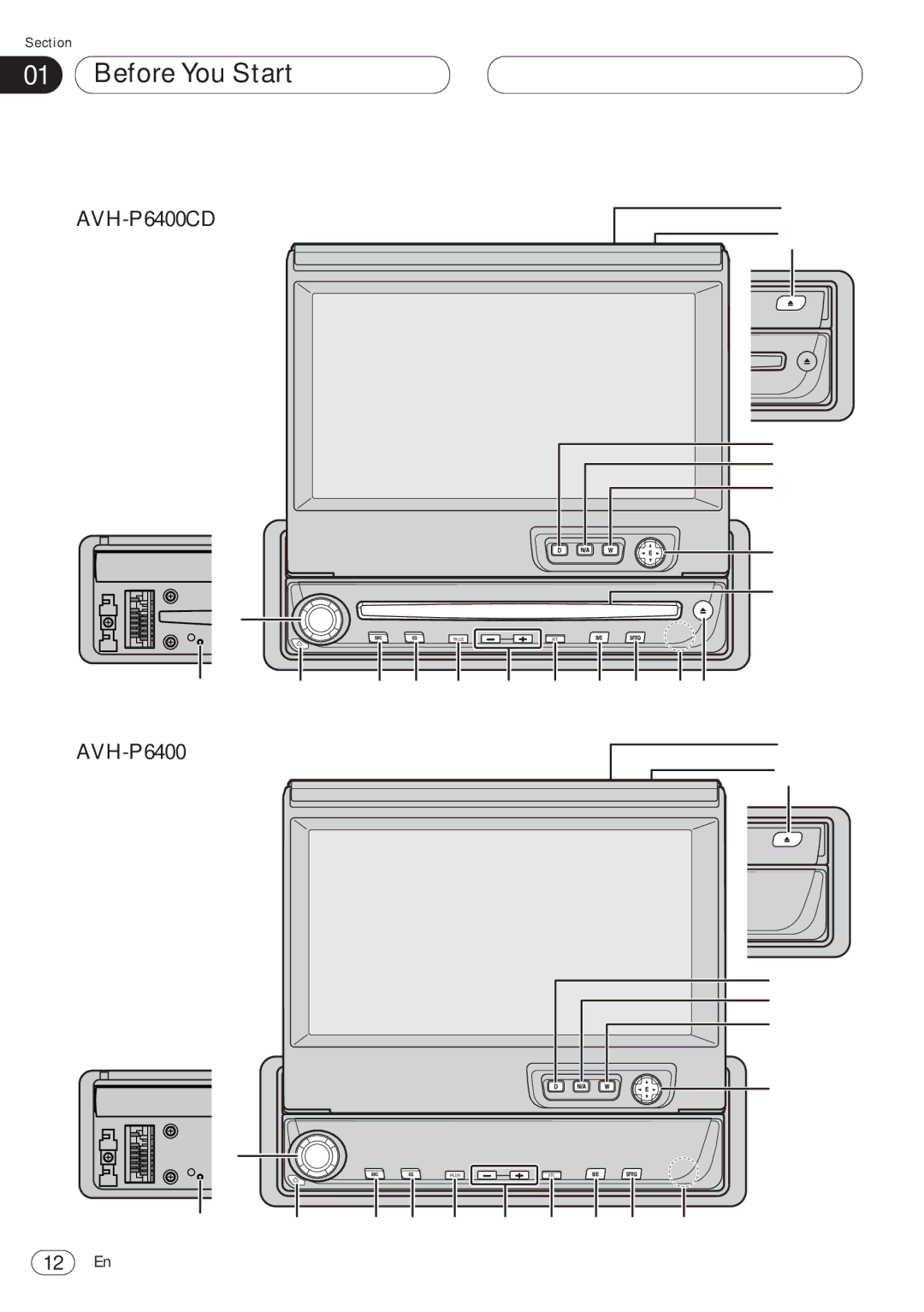 Pioneer AVH-P6400CD operation manual 