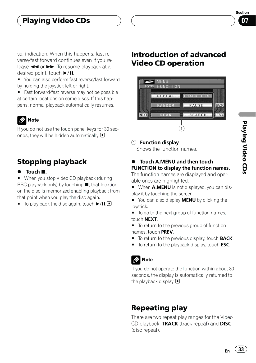 Pioneer AVH-P6550DVD operation manual 