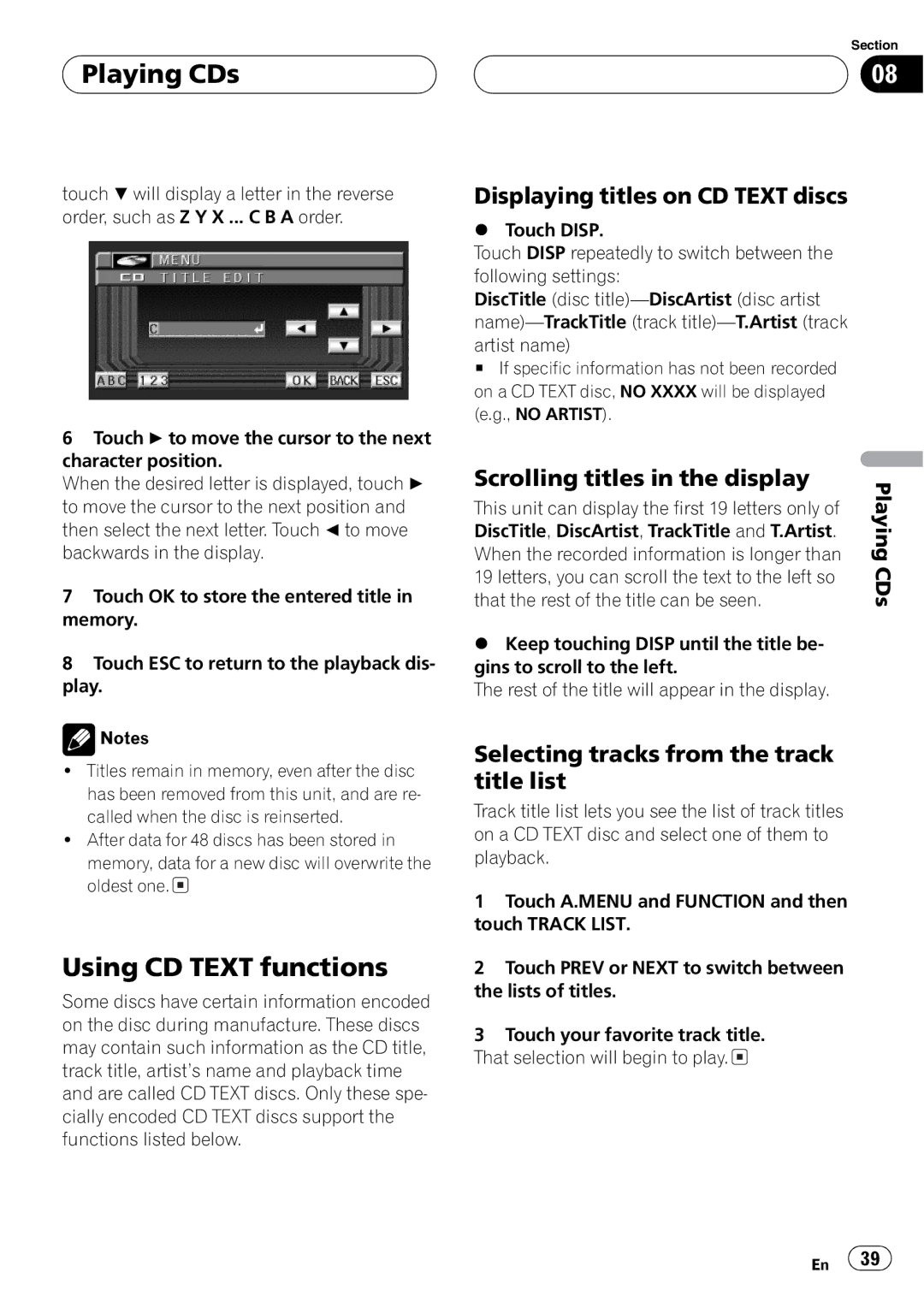 Pioneer AVH-P6550DVD operation manual 