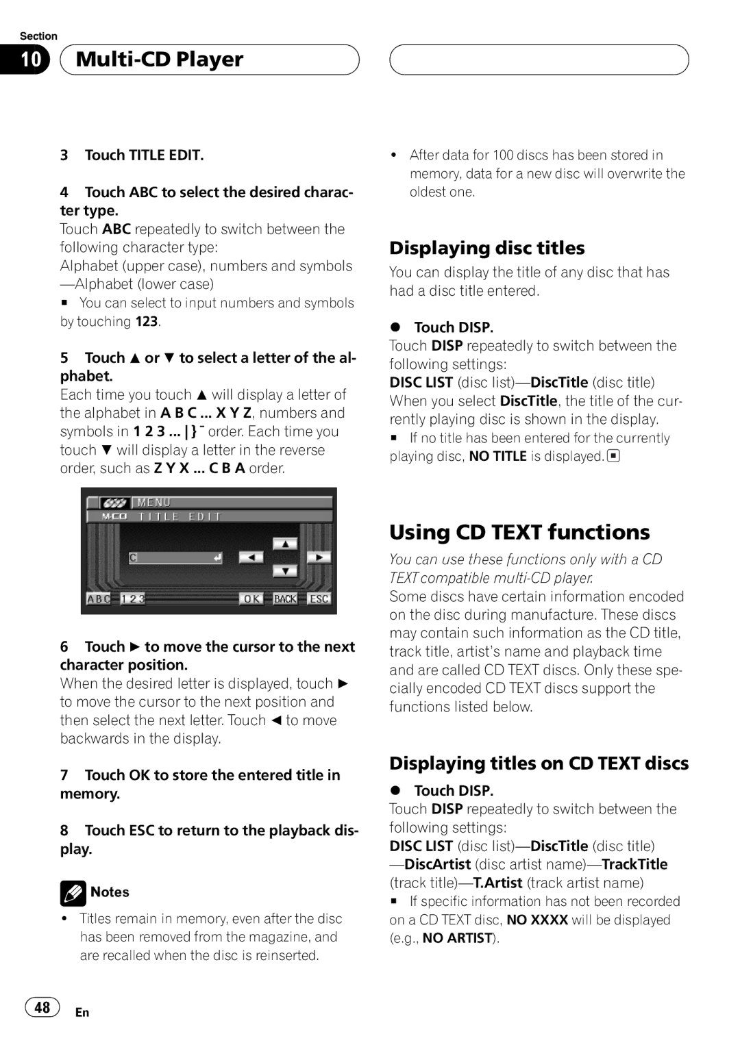 Pioneer AVH-P6550DVD operation manual 