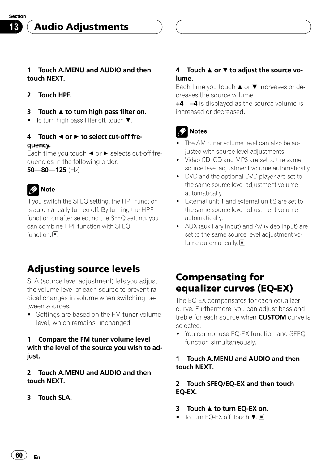 Pioneer AVH-P6550DVD operation manual 