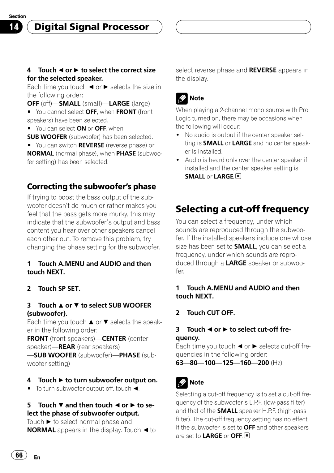 Pioneer AVH-P6550DVD operation manual 