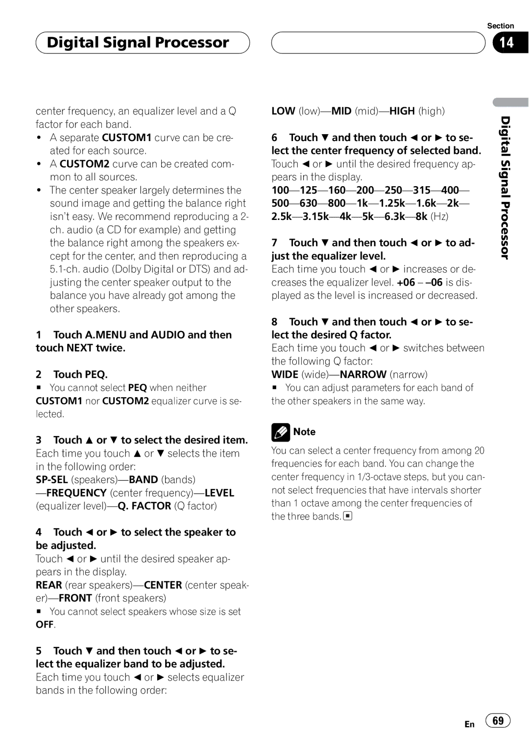 Pioneer AVH-P6550DVD operation manual 