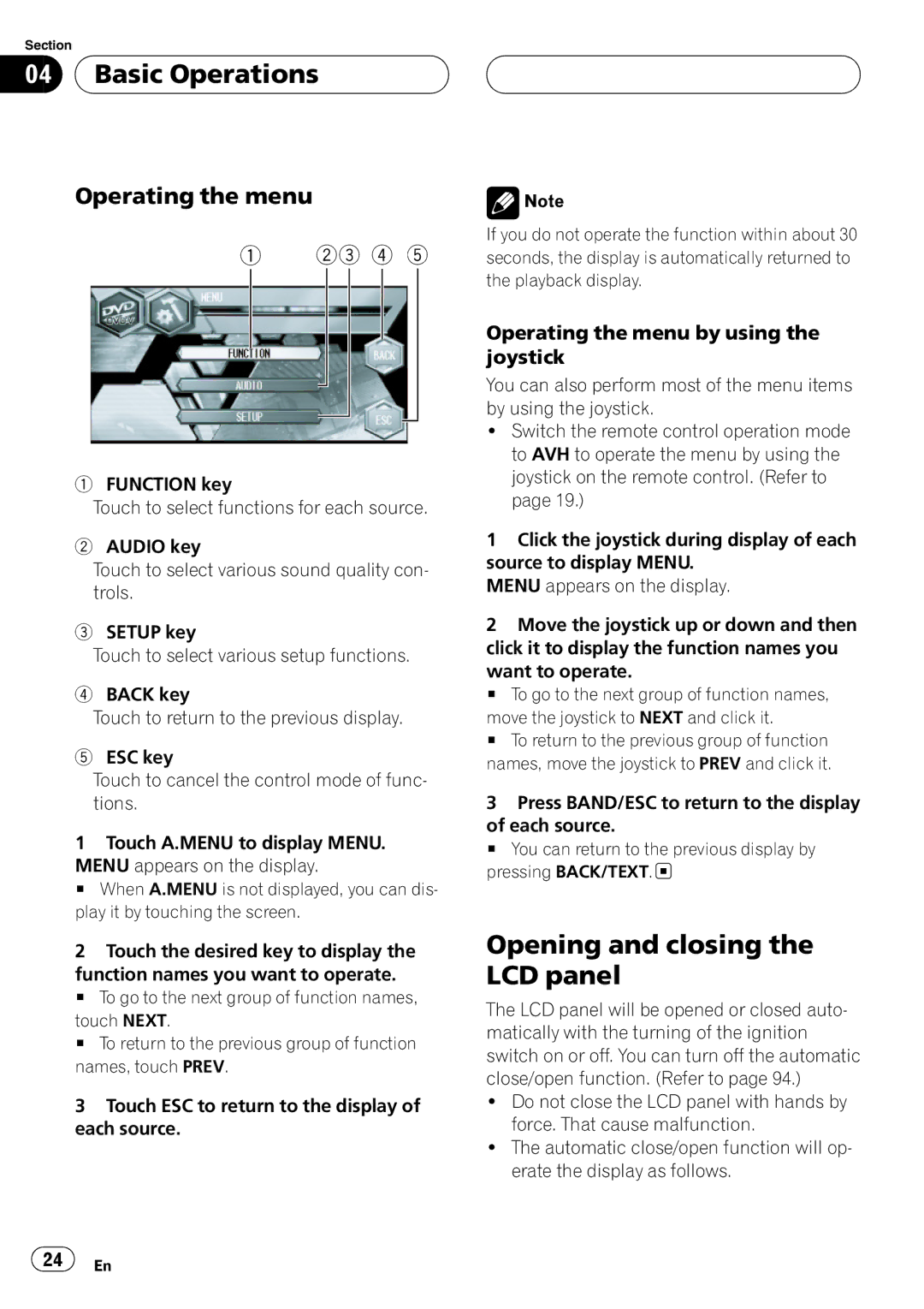 Pioneer AVH-P6600DVD operation manual 23 4 