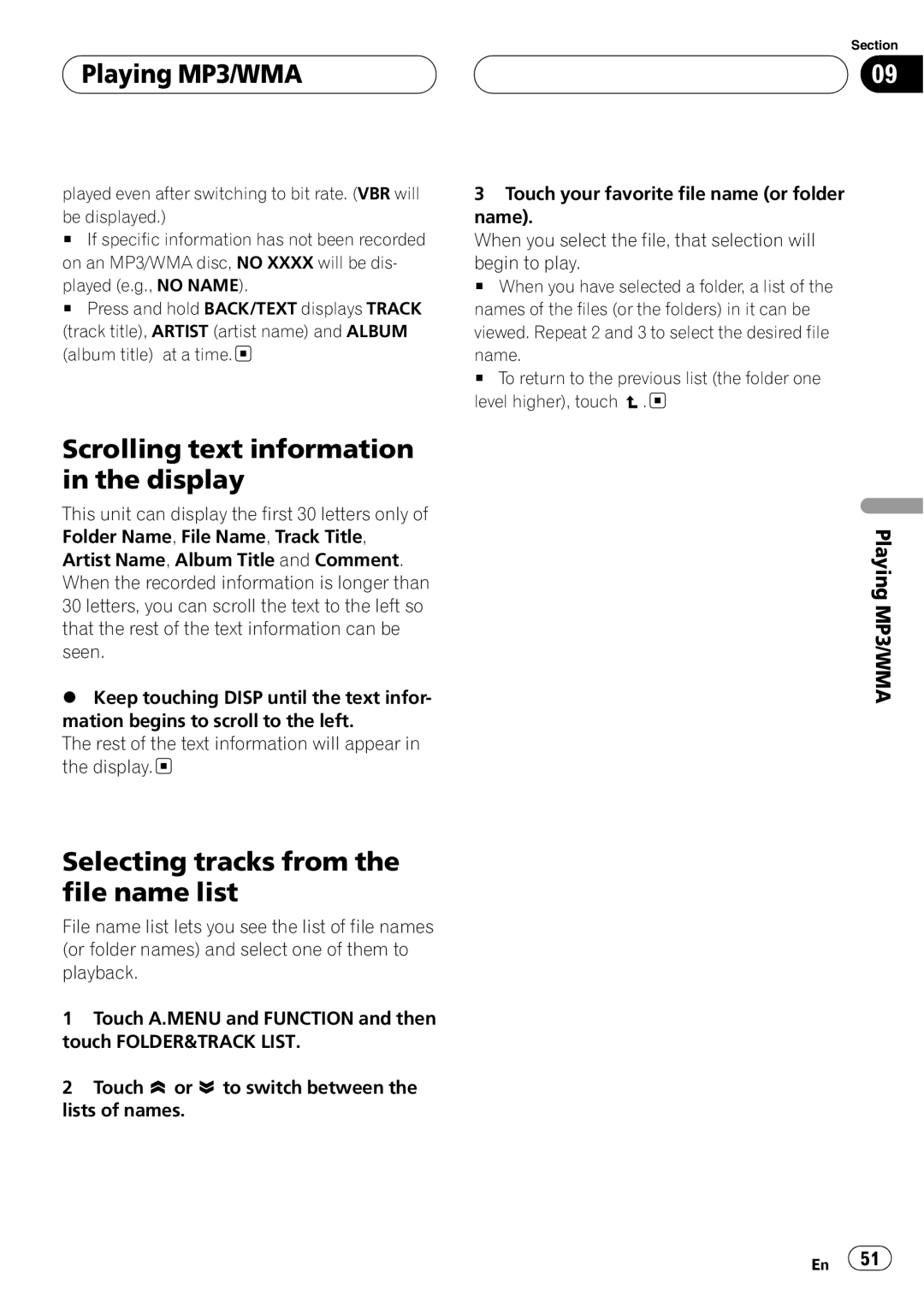 Pioneer AVH-P6600DVD operation manual 