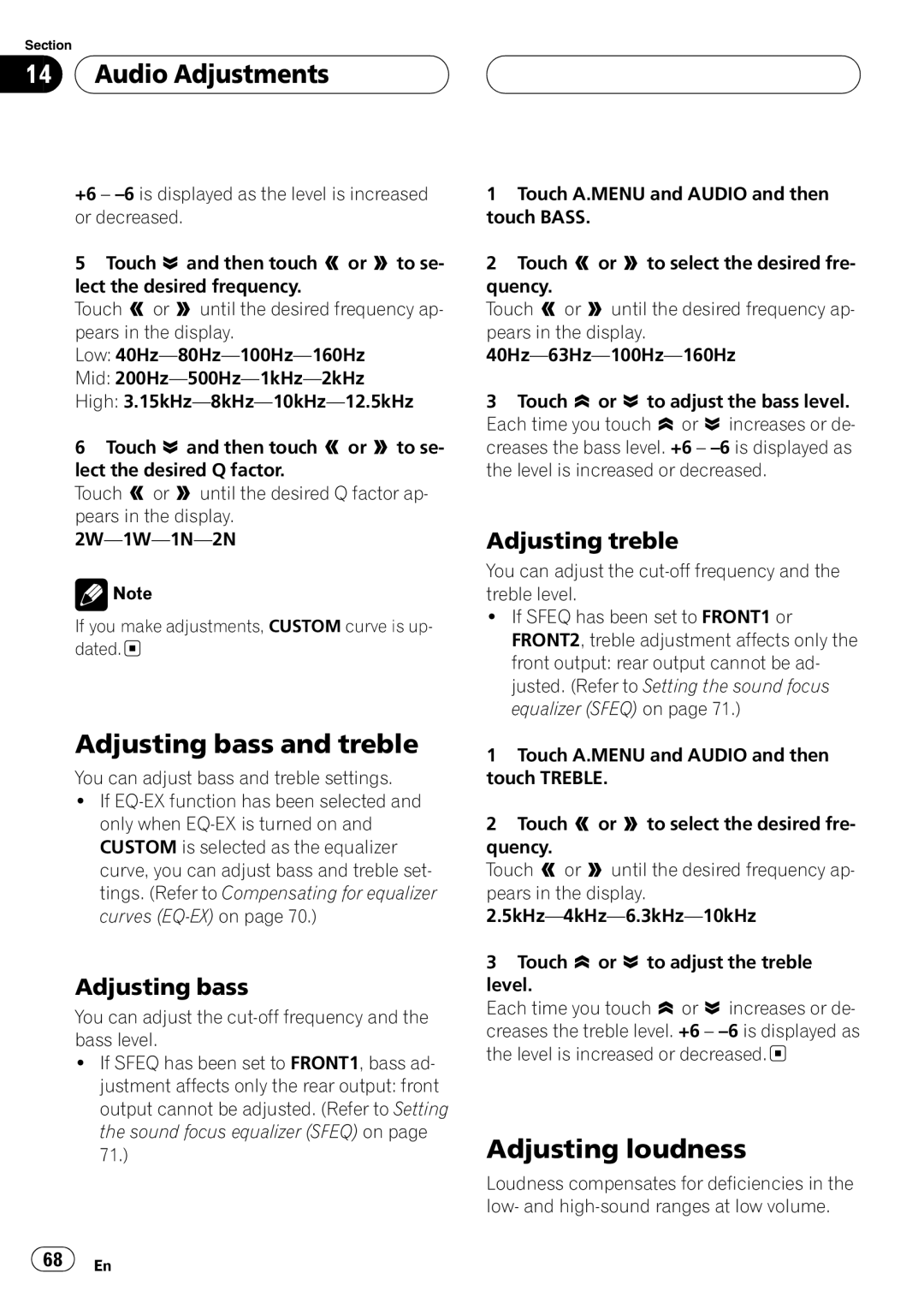 Pioneer AVH-P6600DVD operation manual 