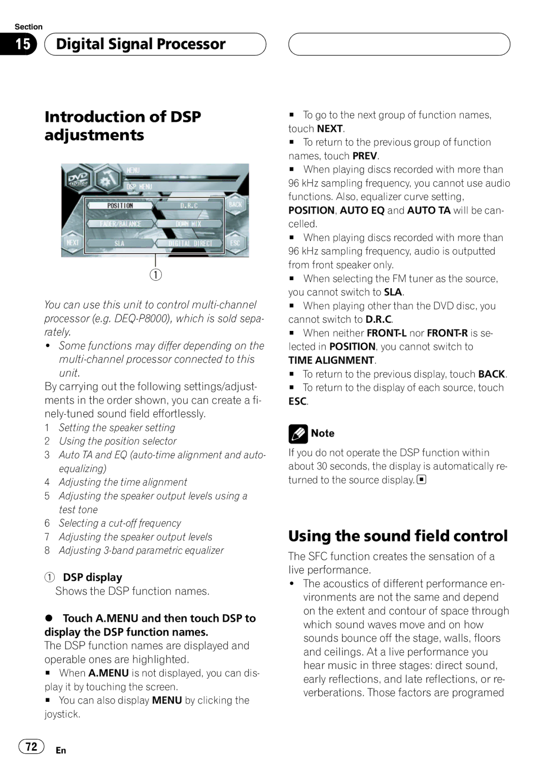 Pioneer AVH-P6600DVD operation manual 