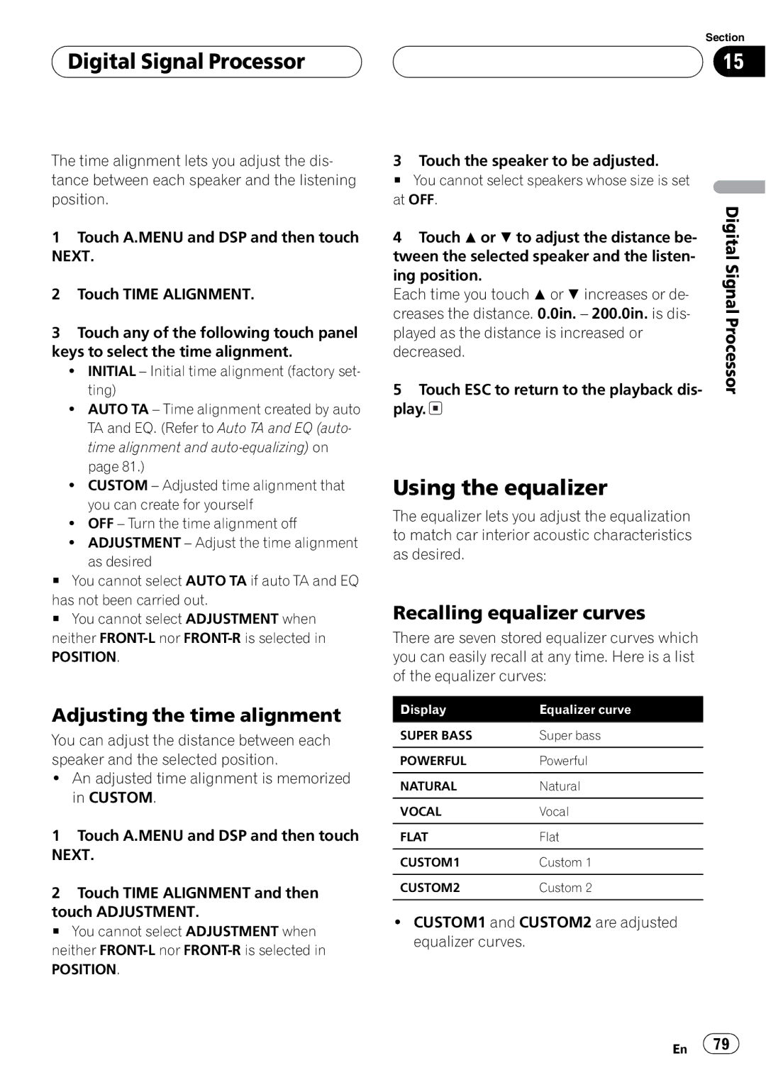 Pioneer AVH-P6600DVD operation manual 